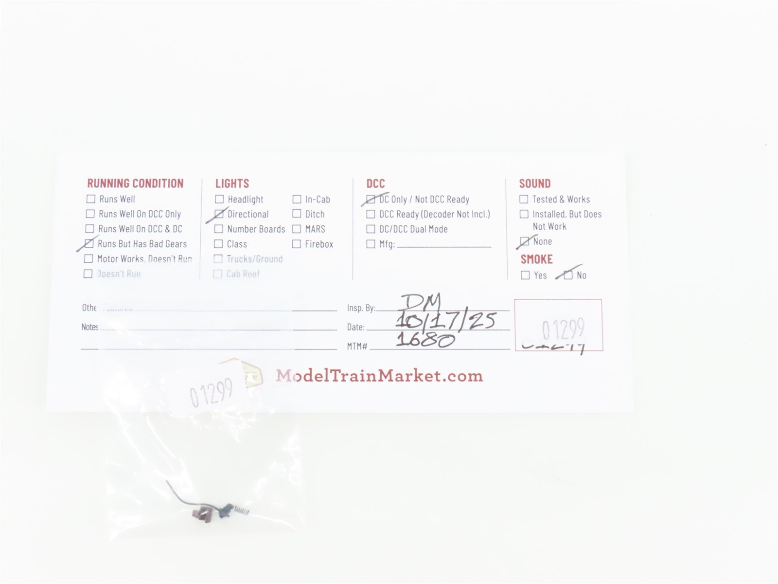 HO Scale Proto 2000 21644 PRR Pennsylvania GP9 Diesel #7221 CUSTOM/BAD GEARS