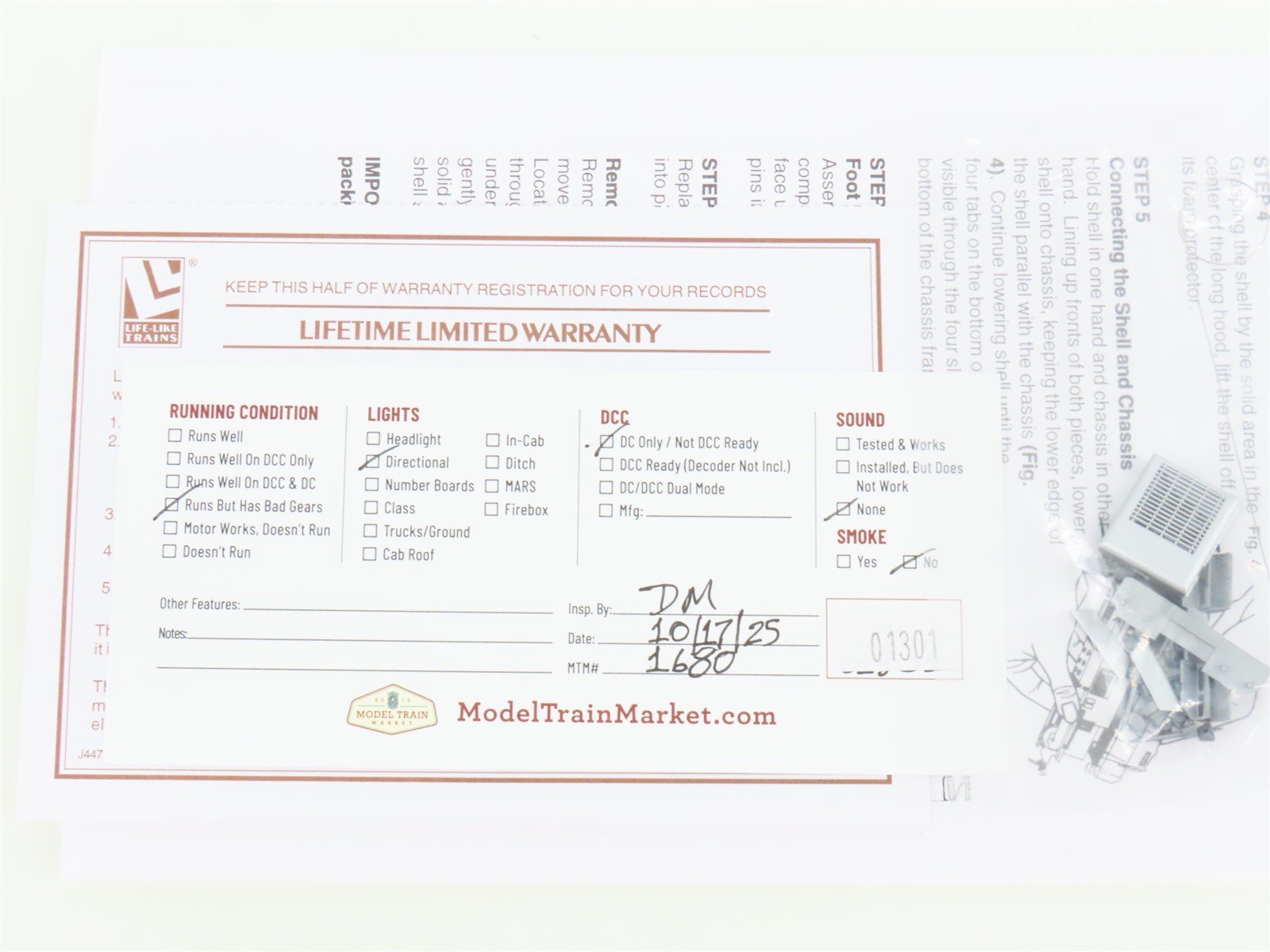 HO Scale Proto 2000 8011 EMD Demonstrator GP20 Diesel Loco #5628 BAD GEARS