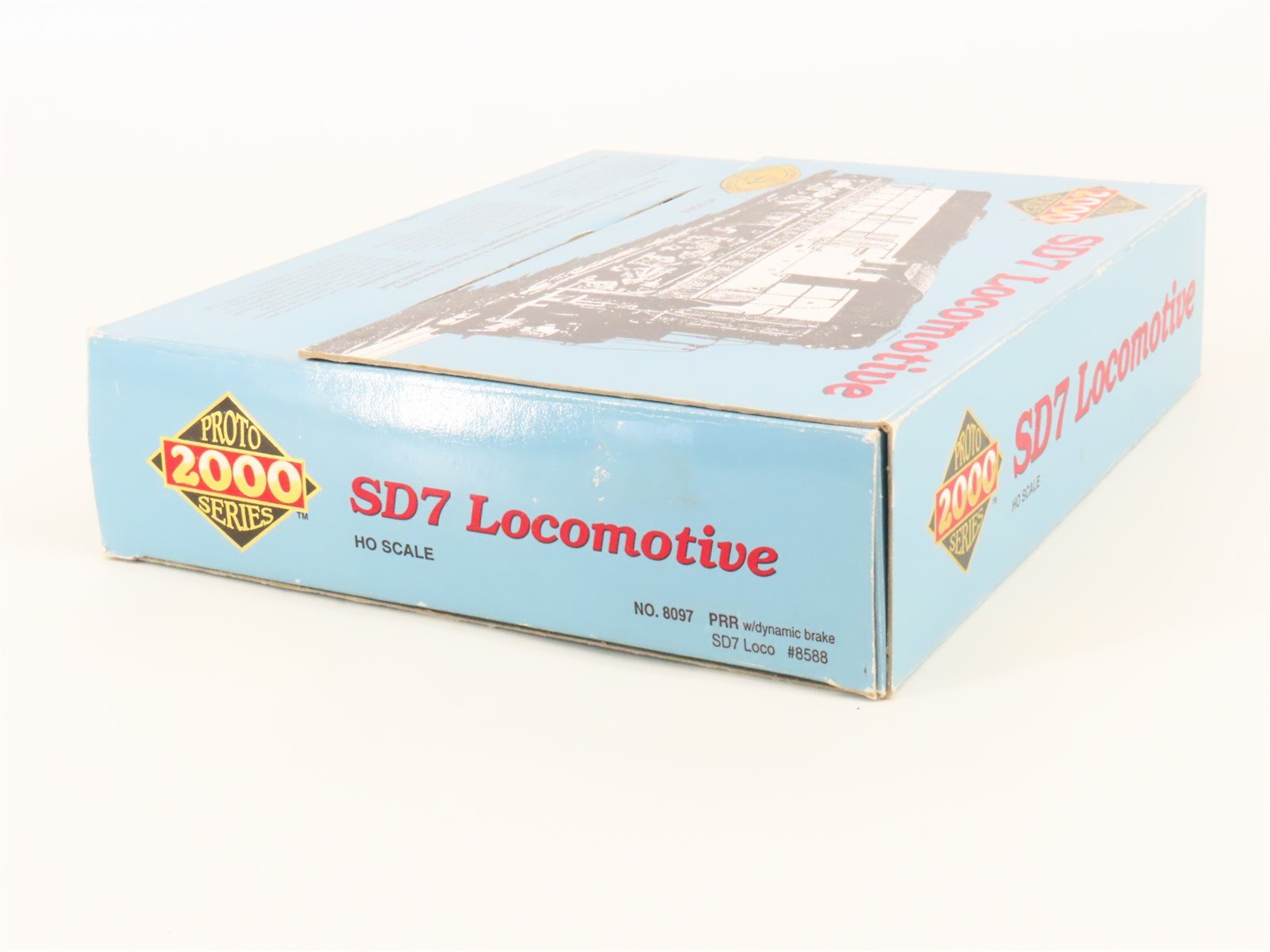 HO Scale Proto 2000 8097 PRR Pennsylvania SD7 Diesel Locomotive #8588