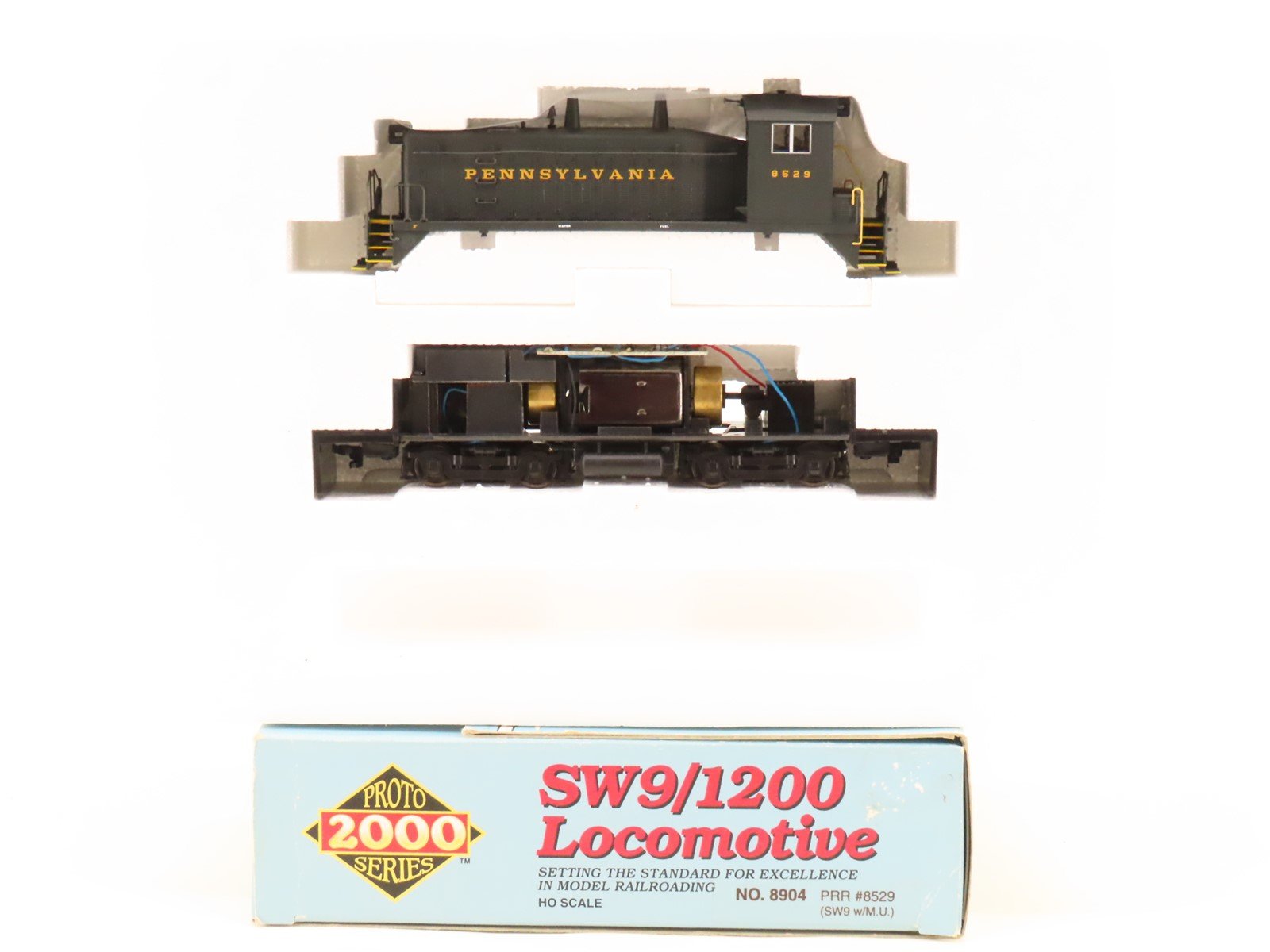 HO Scale Proto 2000 8904 PRR Pennsylvania SW9/1200 Diesel Loco #8529