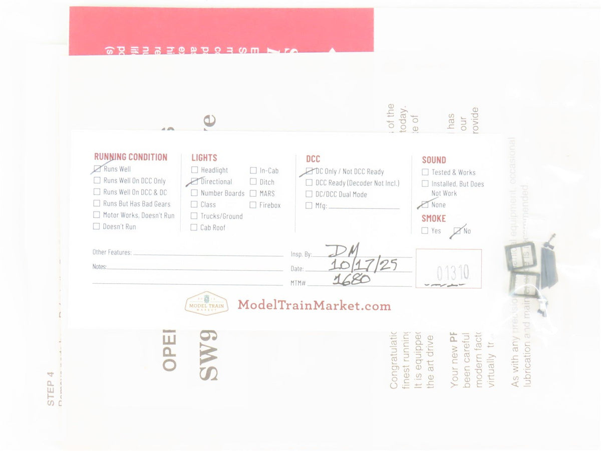 HO Scale Proto 2000 8904 PRR Pennsylvania SW9/1200 Diesel Loco #8529