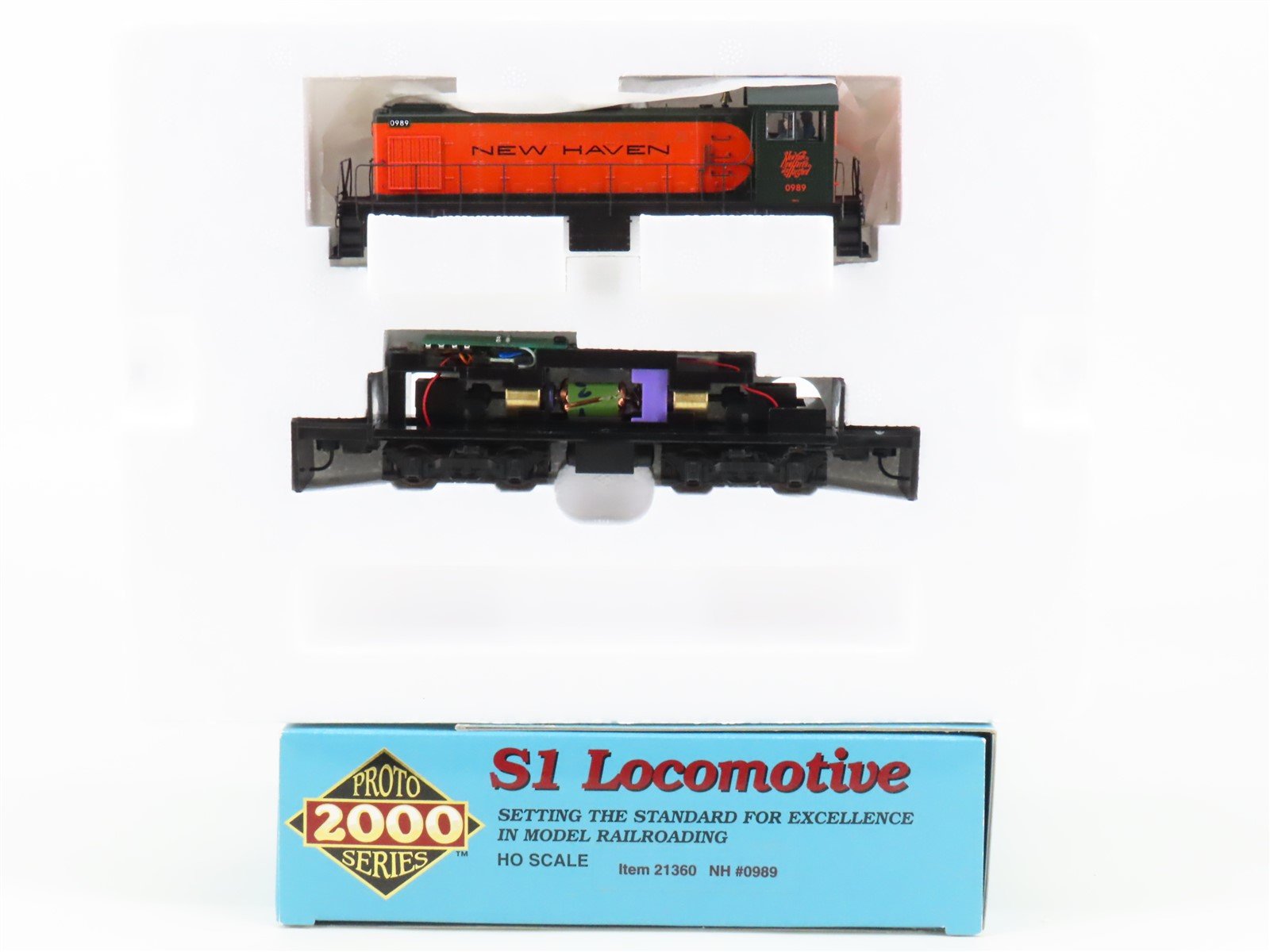 HO Scale Proto 2000 21360 NH New Haven S1 Diesel Locomotive #0989