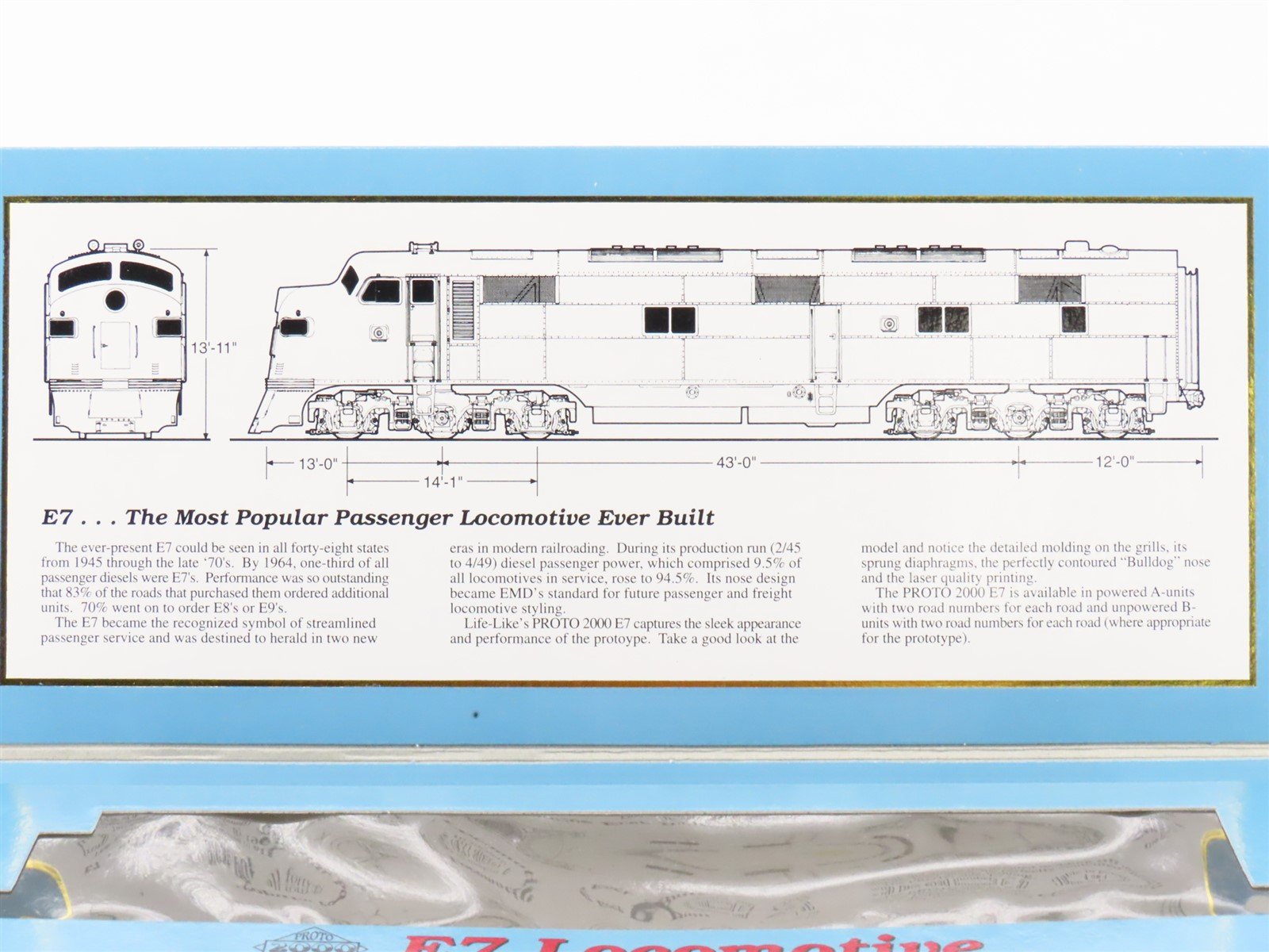HO Scale Proto 2000 21117 PRR Pennsylvania E7A Diesel Loco #5863
