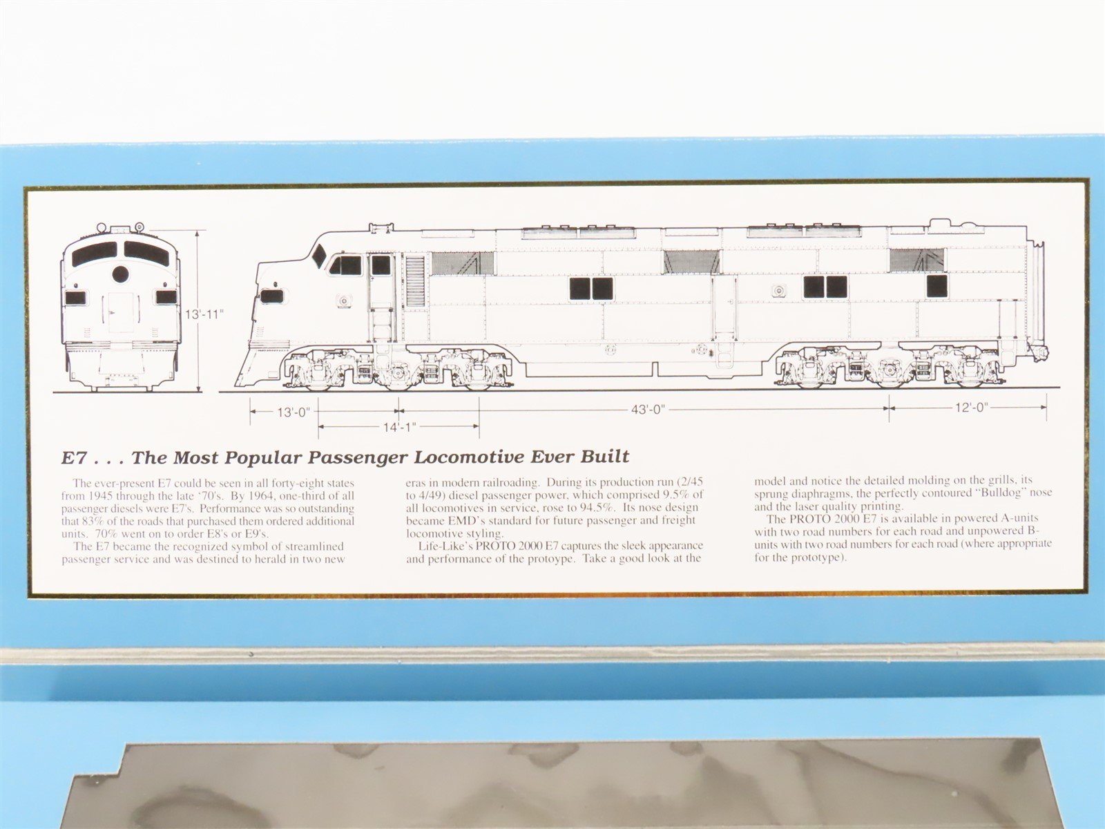 HO Scale Proto 2000 21069 RI Rock Island E7A Diesel Locomotive #635