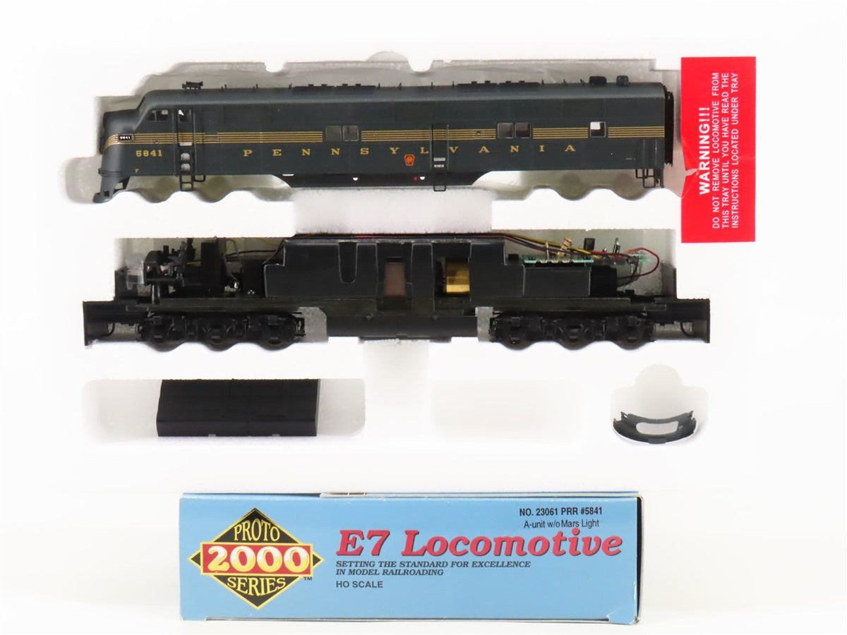 HO Scale Proto 2000 23061 PRR Pennsylvania E7A Diesel Locomotive #5841