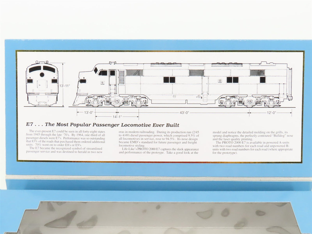 HO Scale Proto 2000 23061 PRR Pennsylvania E7A Diesel Locomotive #5841