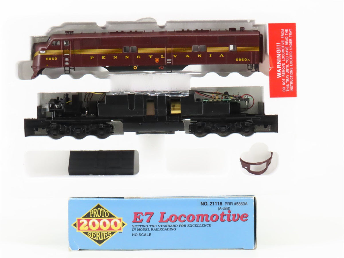 HO Scale Proto 2000 21116 PRR Pennsylvania E7A Diesel Locomotive #5860