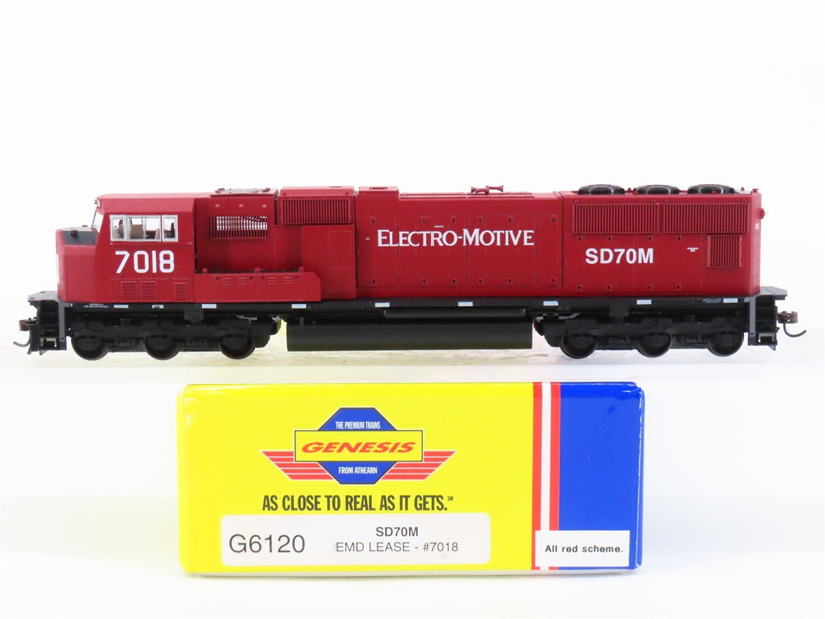 HO Scale Athearn Genesis G6120 EMD Lease SD70M Diesel Locomotive #7018