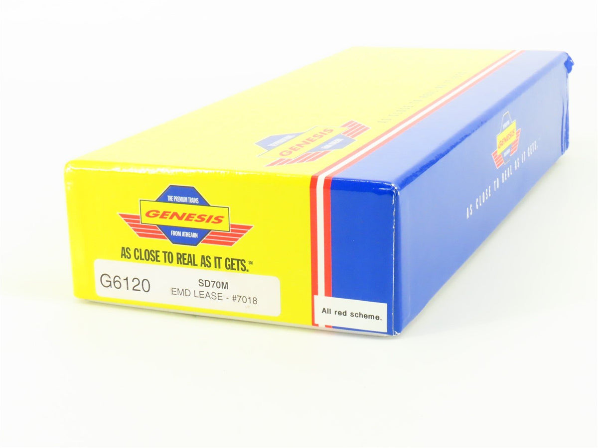 HO Scale Athearn Genesis G6120 EMD Lease SD70M Diesel Locomotive #7018