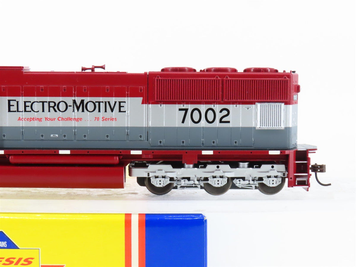 HO Scale Athearn Genesis 0G6118 EMD Demonstrator SD70M Diesel Locomotive #7002