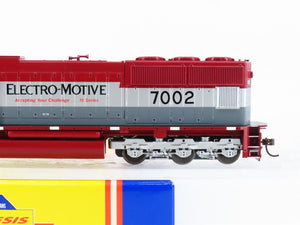 HO Scale Athearn Genesis 0G6118 EMD Demonstrator SD70M Diesel Locomotive #7002