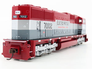 HO Scale Athearn Genesis 0G6118 EMD Demonstrator SD70M Diesel Locomotive #7002