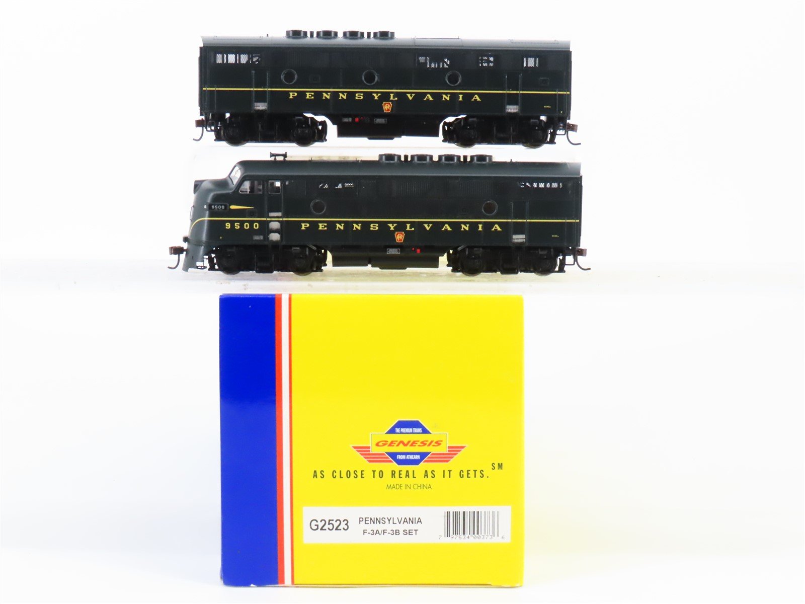 HO Scale Athearn Genesis G2523 PRR Pennsylvania F3 A/B Diesel Locomotive Set