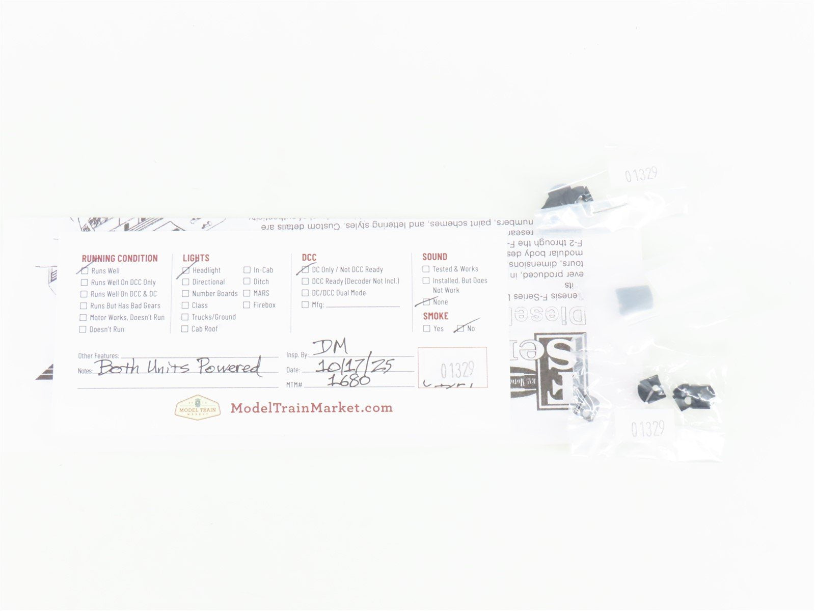 HO Scale Athearn Genesis G2523 PRR Pennsylvania F3 A/B Diesel Locomotive Set