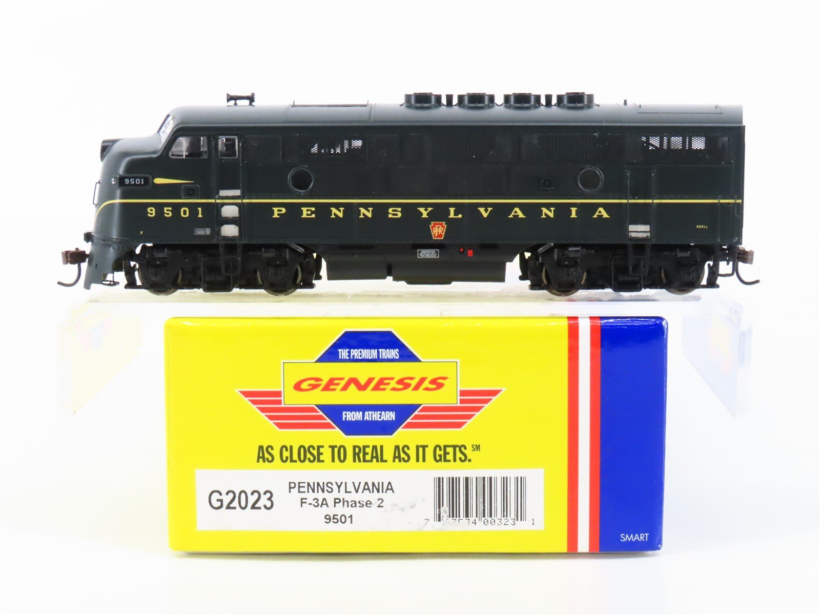 HO Scale Athearn Genesis G2023 PRR Pennsylvania F3A Phase 2 Diesel Loco #9501