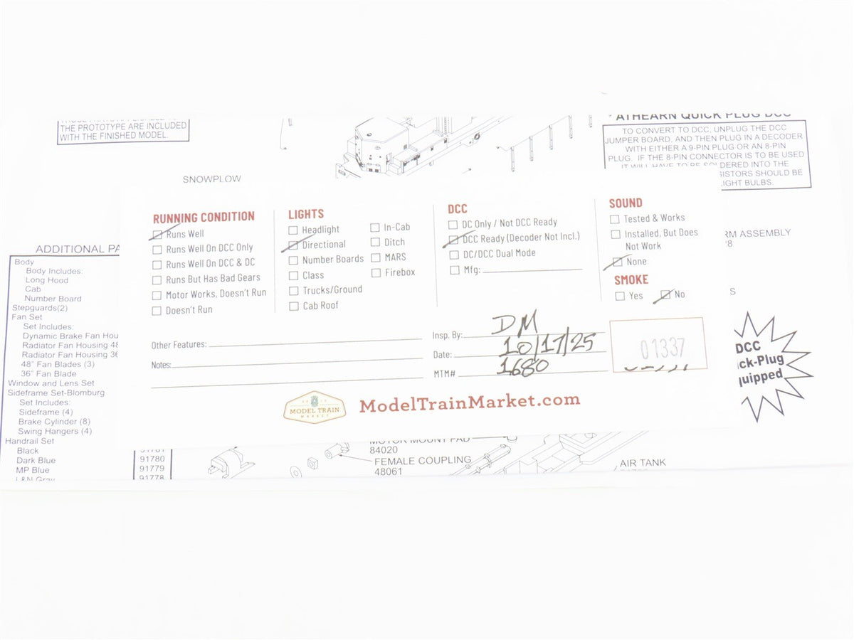 HO Scale Athearn RTR 91753 PRR Pennsylvania GP35 Diesel Locomotive #2255