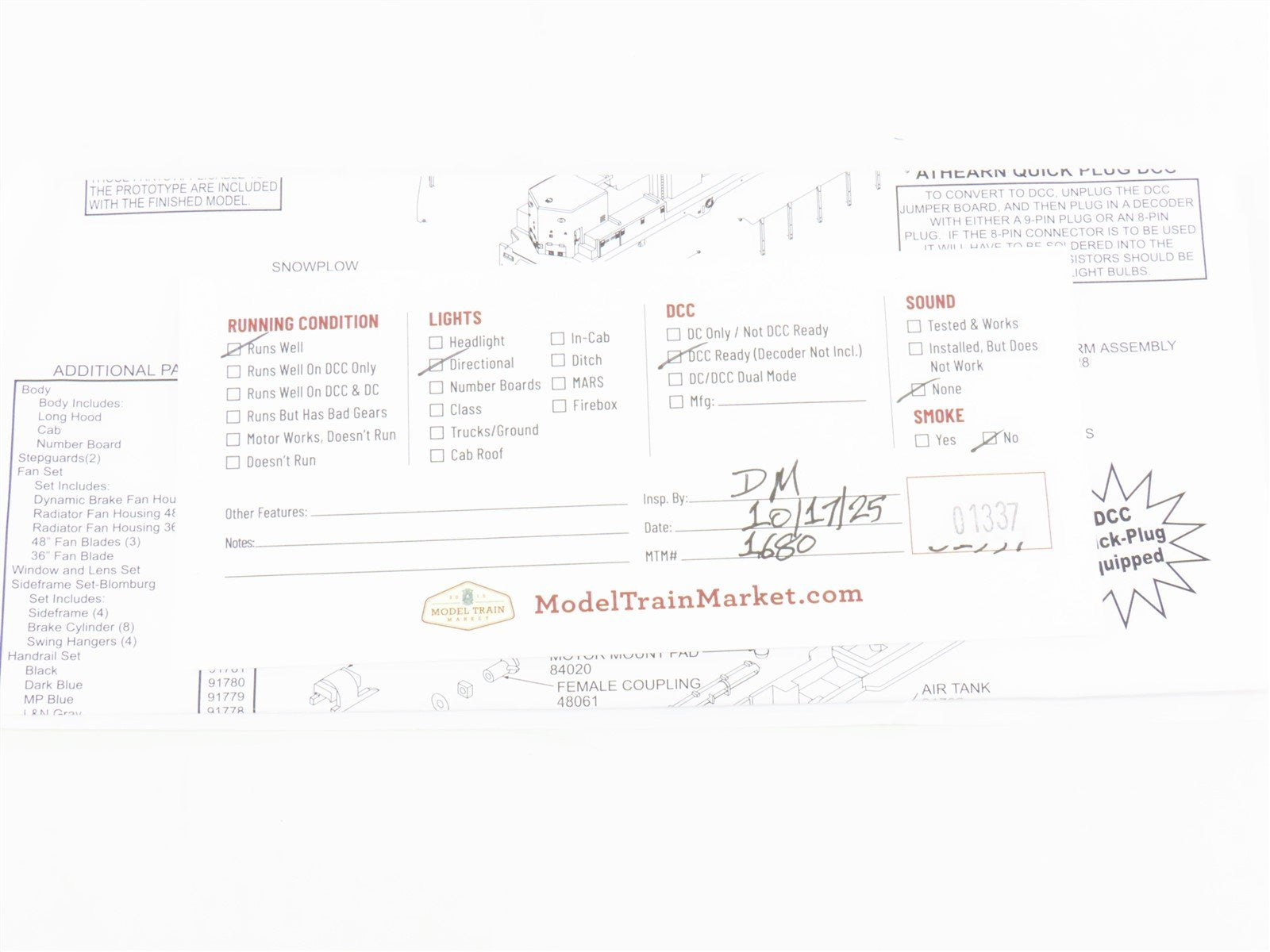 HO Scale Athearn RTR 91753 PRR Pennsylvania GP35 Diesel Locomotive #2255