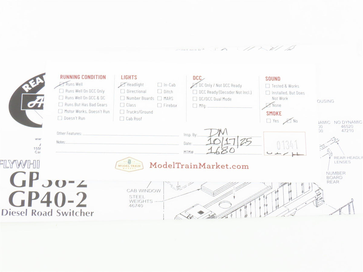 HO Scale Athearn RTR 79986 New York &amp; Atlantic GP38-2 Diesel Loco #271