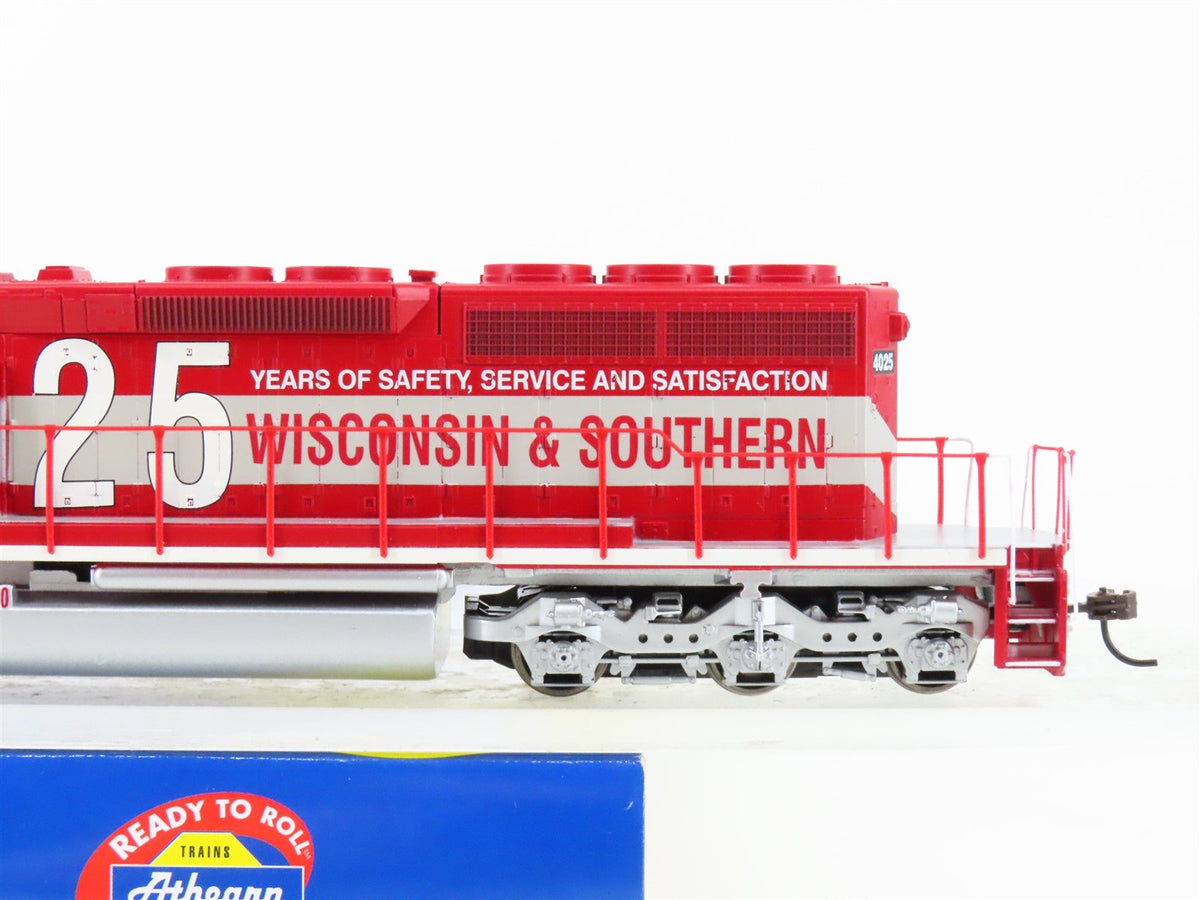 HO Athearn 80171 WSOR Wisconsin Southern 25th Anniversary SD40-2 Diesel #4025
