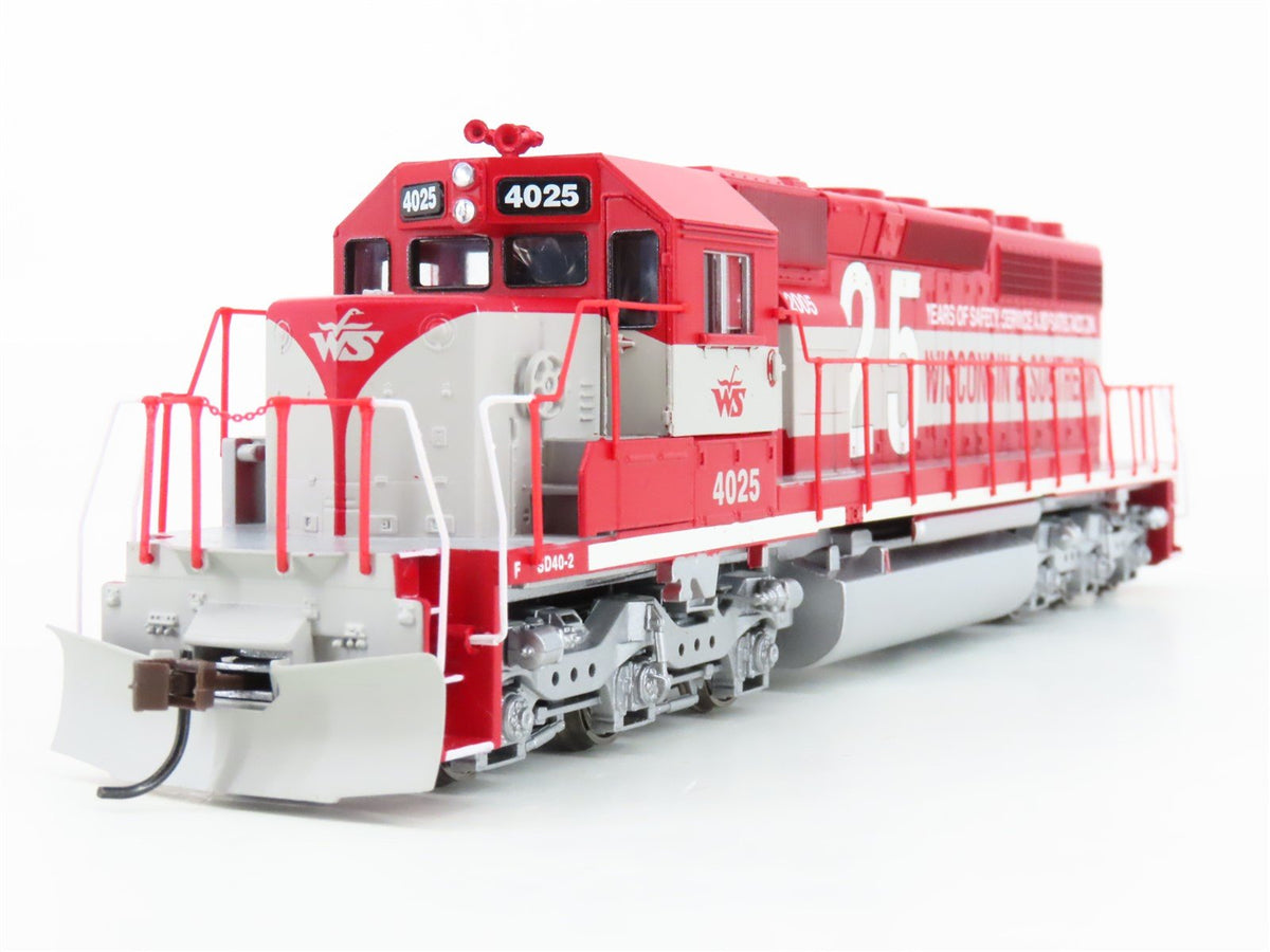 HO Athearn 80171 WSOR Wisconsin Southern 25th Anniversary SD40-2 Diesel #4025