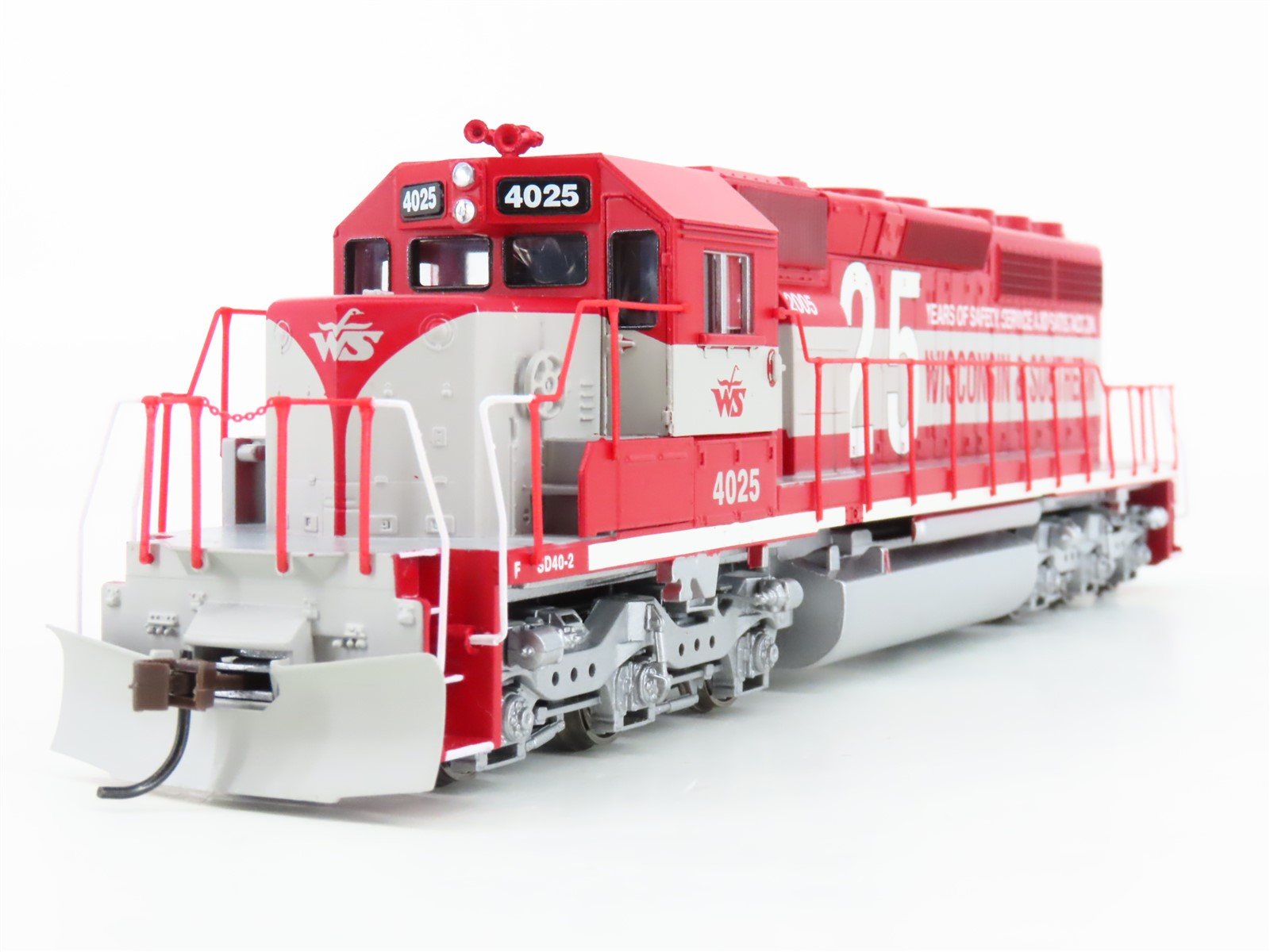 HO Athearn 80171 WSOR Wisconsin Southern 25th Anniversary SD40-2 Diesel #4025