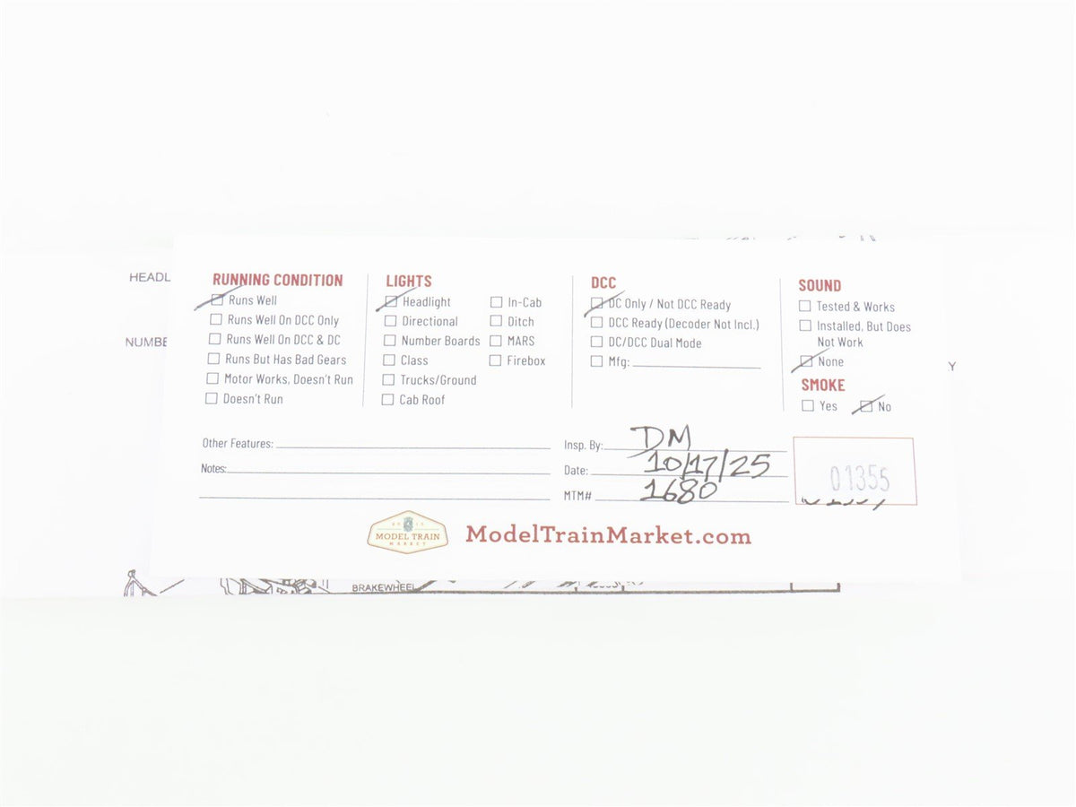 HO Scale Athearn 8000 UP Union Pacific United Way SD40-2 Diesel Locomotive #3300