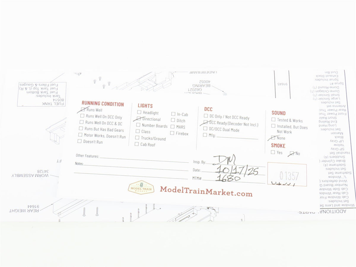 HO Athearn RTR 91613 SP Southern Pacific Speed Lettering SD45T-2 Diesel #9254