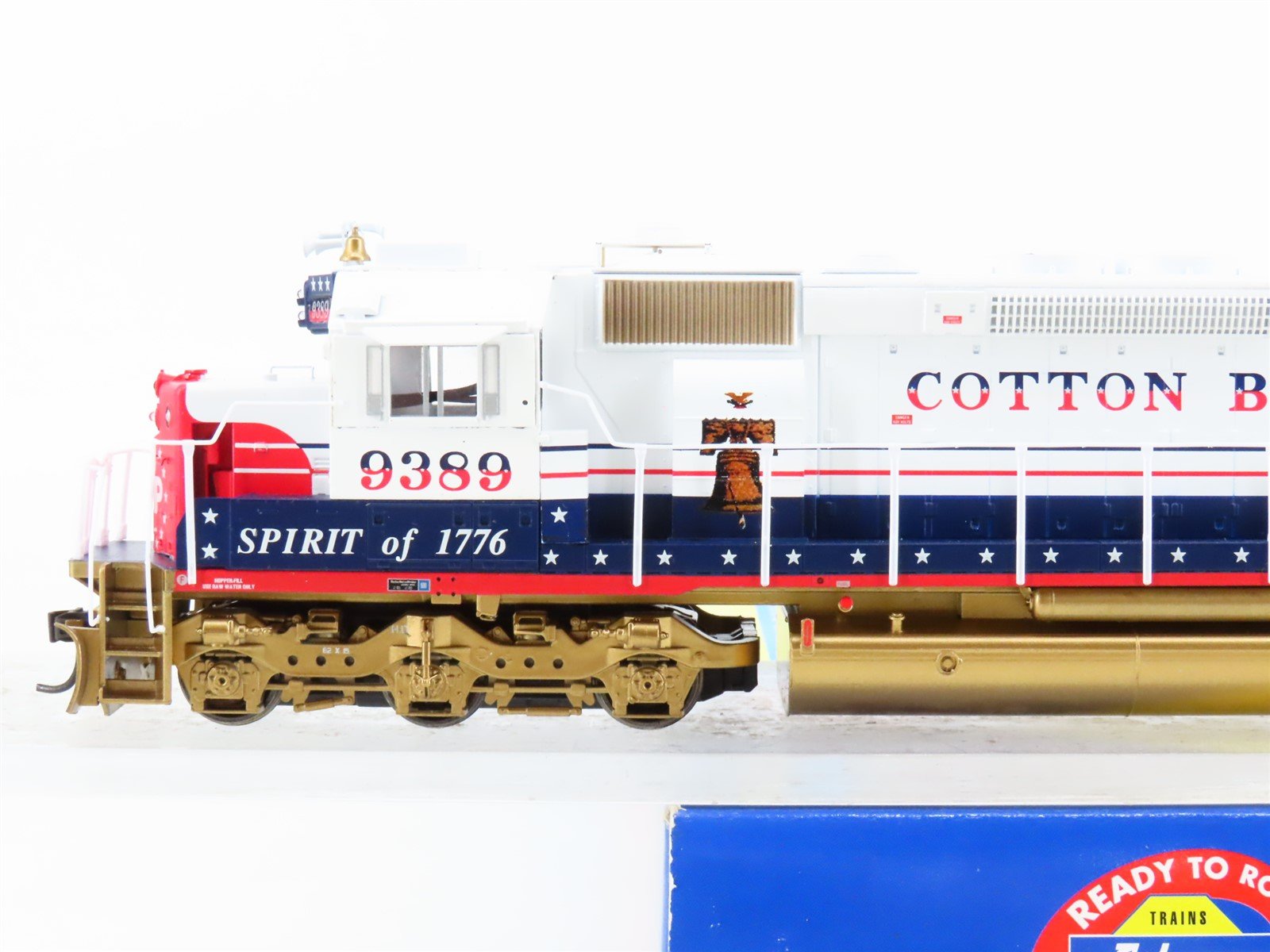 HO Scale Athearn RTR 91620 SSW Cotton Belt Bicentennial SD45T-2 Diesel #9389