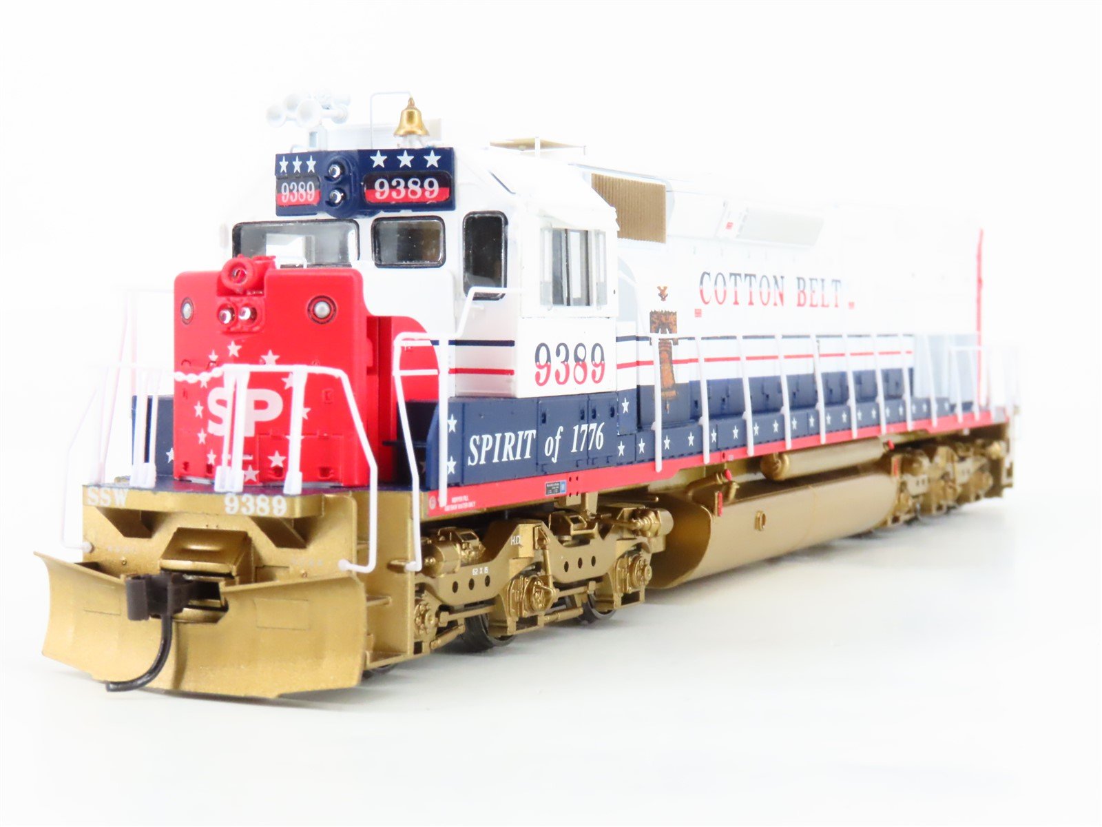 HO Scale Athearn RTR 91620 SSW Cotton Belt Bicentennial SD45T-2 Diesel #9389