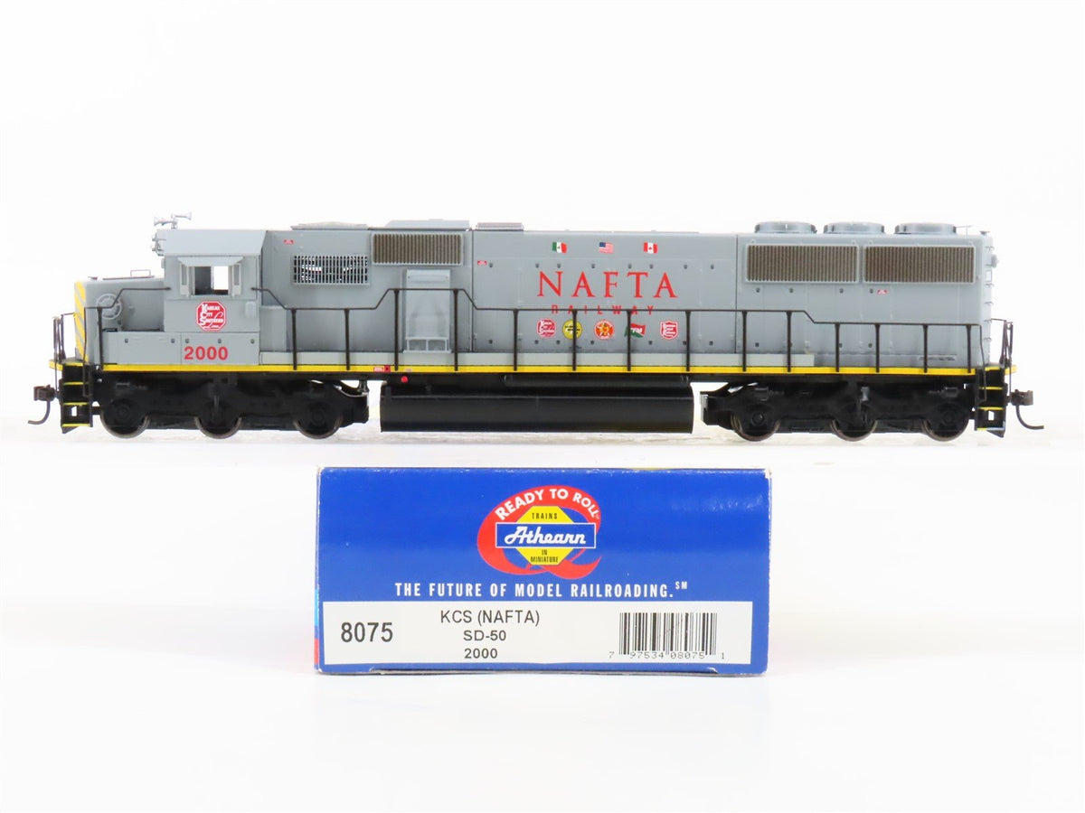 HO Scale Athearn RTR 8075 KCS NAFTA Railway SD50 Diesel Locomotive #2000