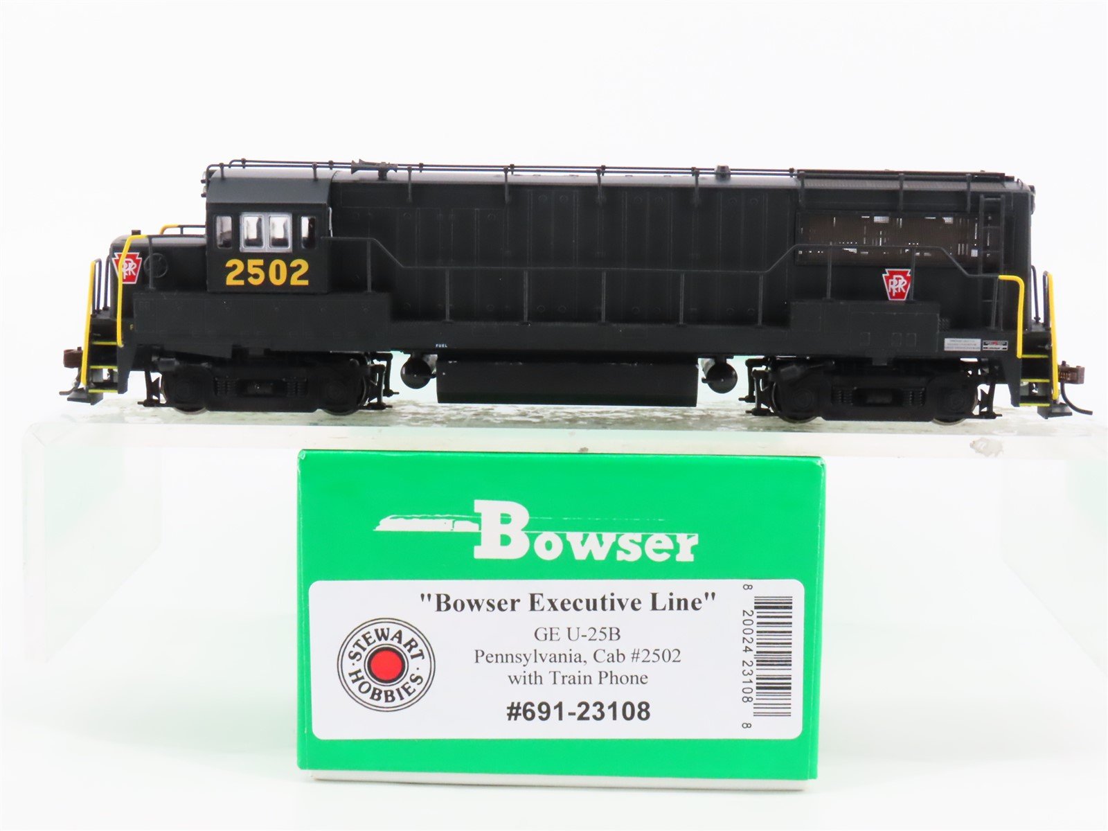 HO Scale Bowser 691-23108 PRR Pennsylvania U25B Diesel Locomotive #2502