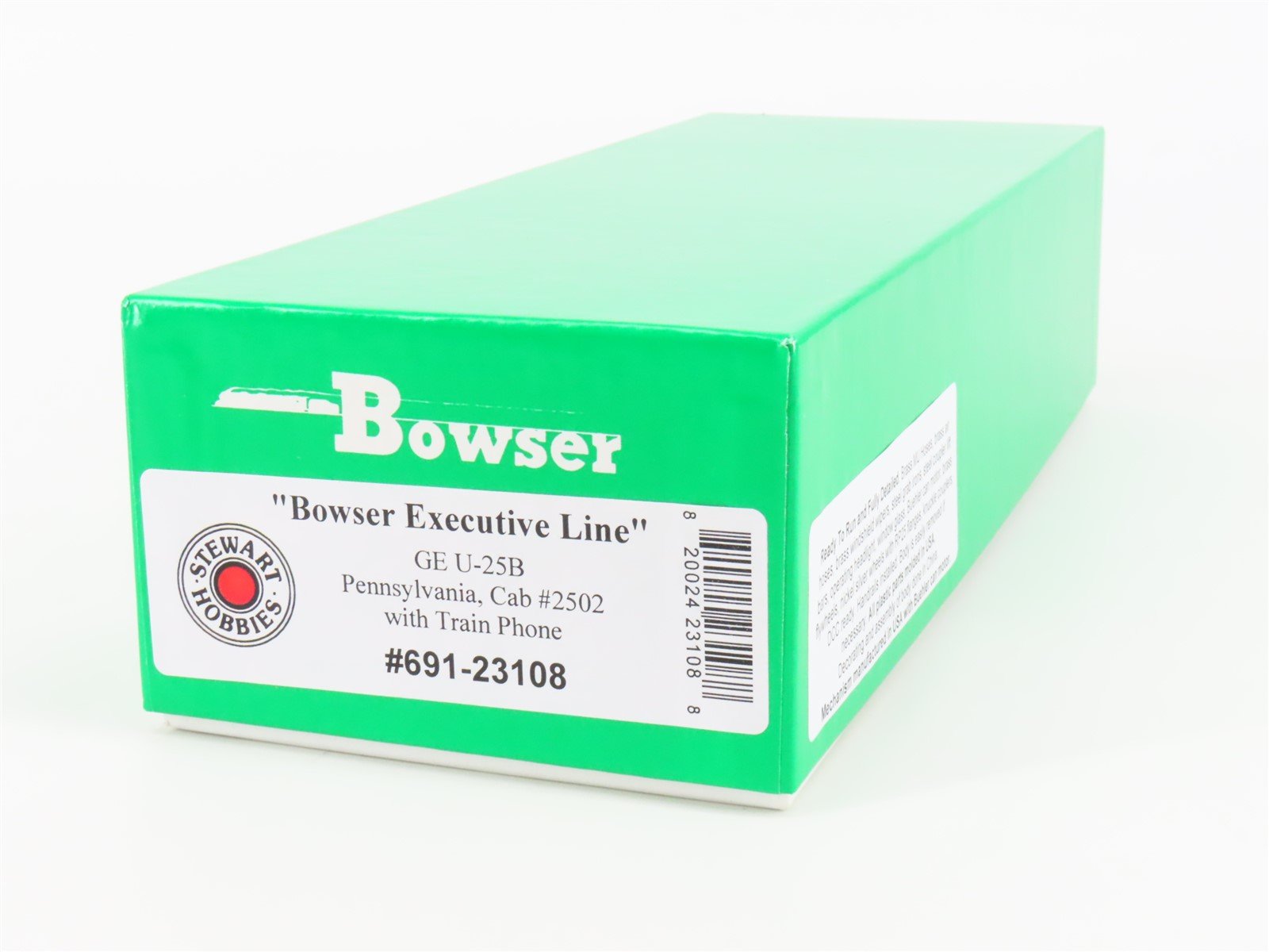 HO Scale Bowser 691-23108 PRR Pennsylvania U25B Diesel Locomotive #2502