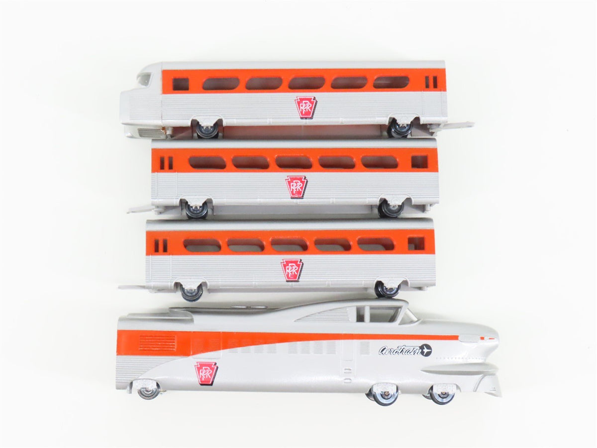 HO Scale Bowser 3-301 PRR Pennsylvania Aero Passenger Train Set UNPOWERED