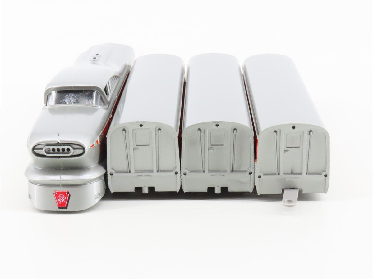 HO Scale Bowser 3-301 PRR Pennsylvania Aero Passenger Train Set UNPOWERED