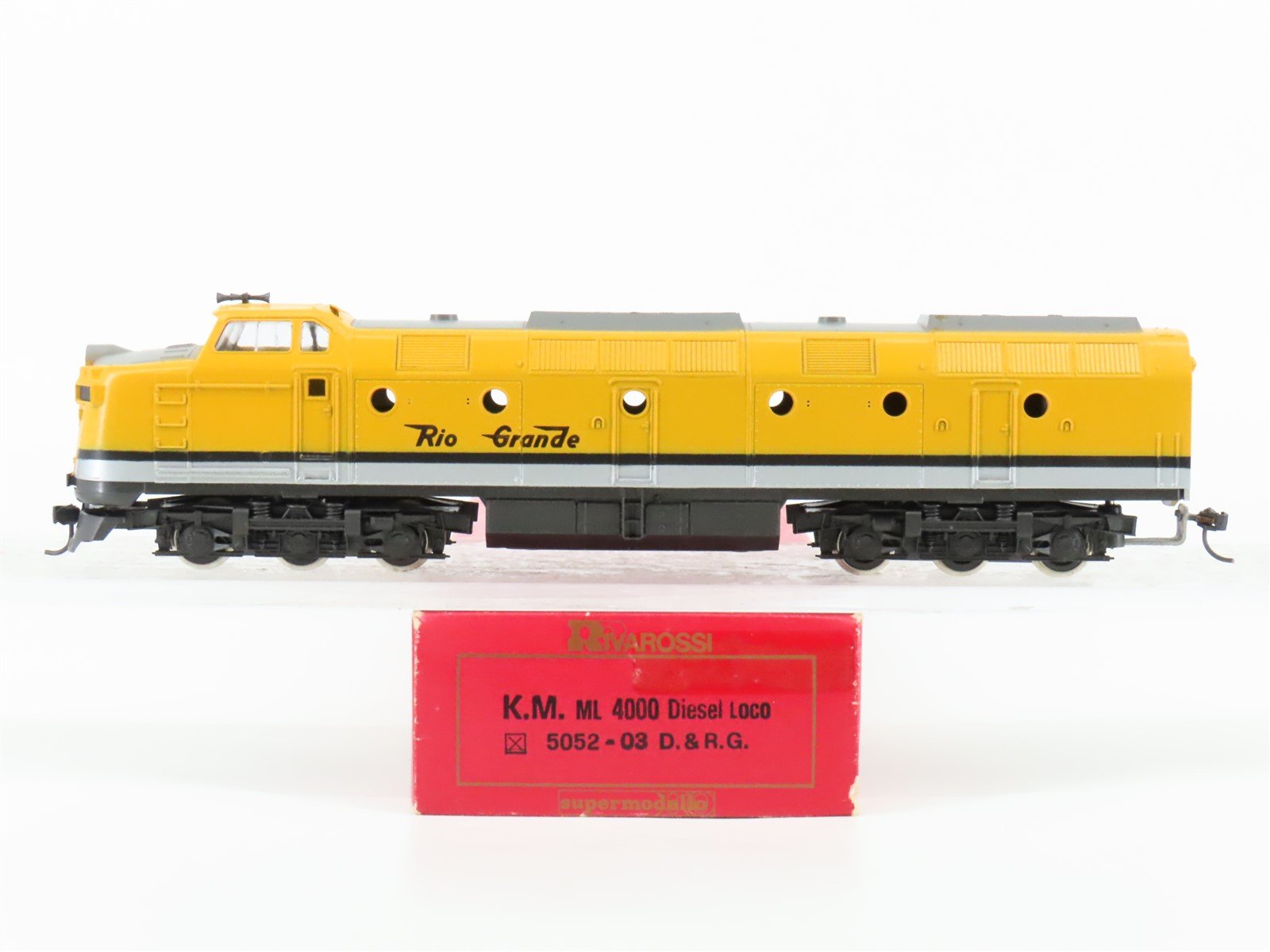 HO Scale Rivarossi 5052 DRGW Rio Grande KM ML 4000 Diesel #4001