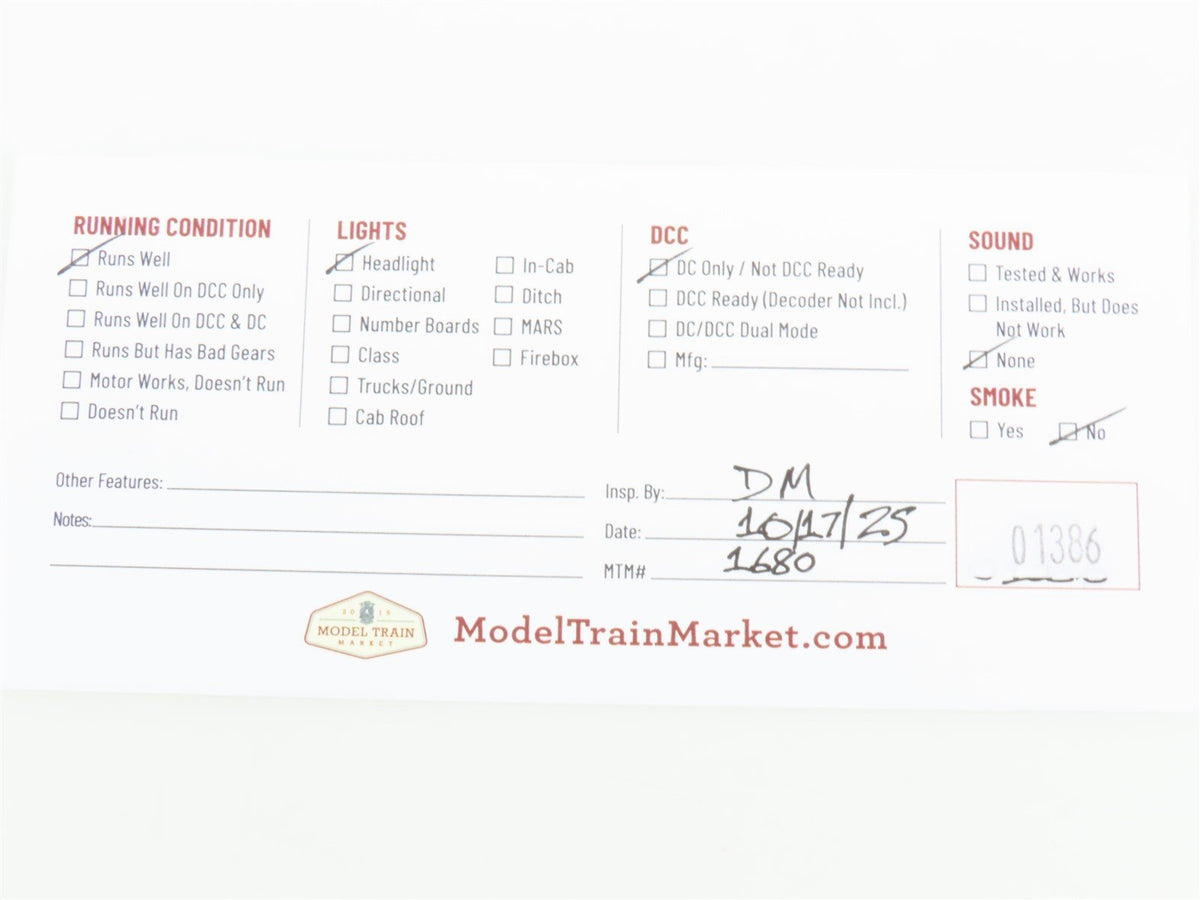 HO Scale Lima 208134LG South African SAR Class 34 Diesel Locomotive #34-228