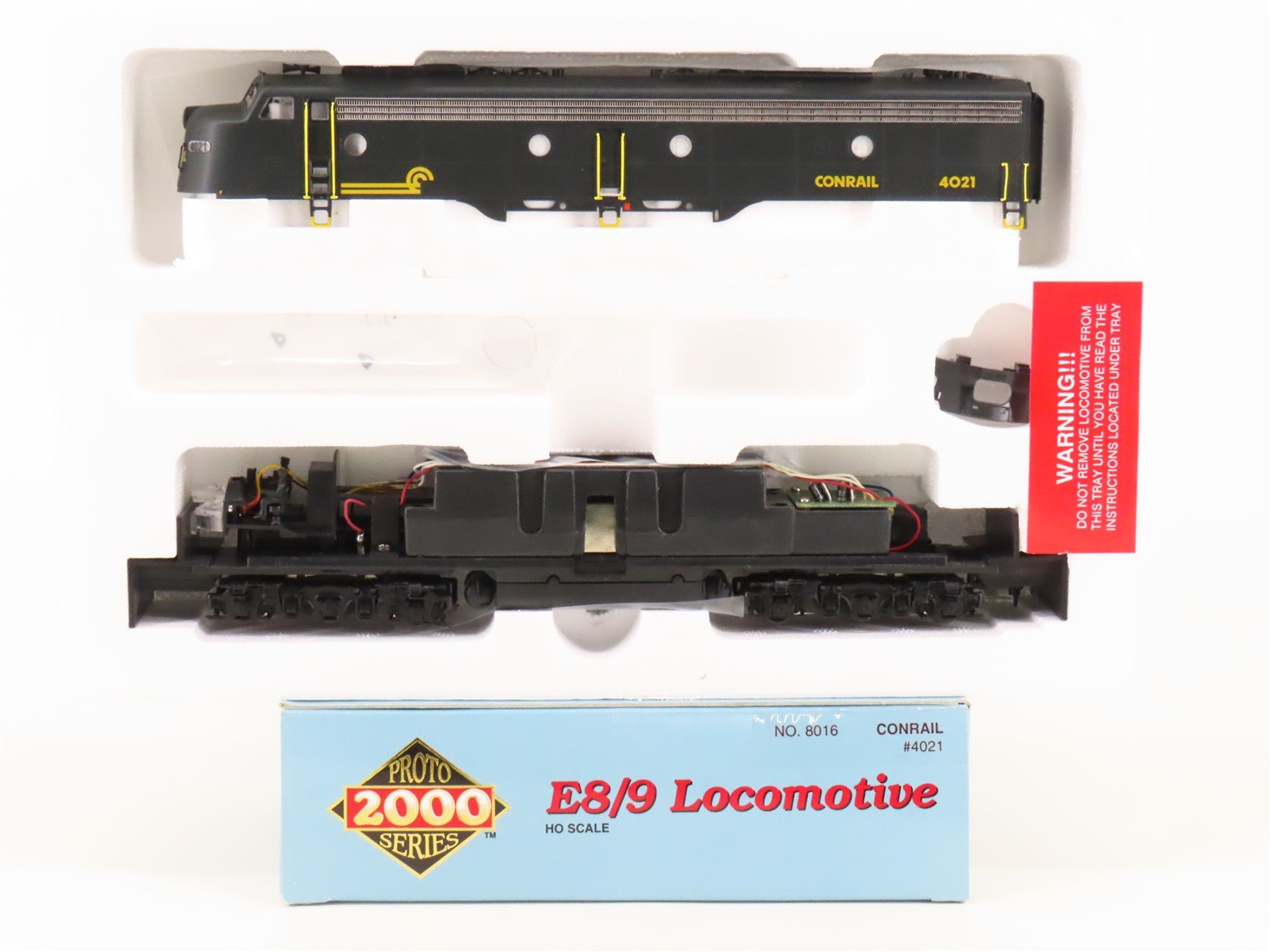 HO Scale Proto 2000 8016 CR Conrail EMD E8/9A Diesel Locomotive #4021