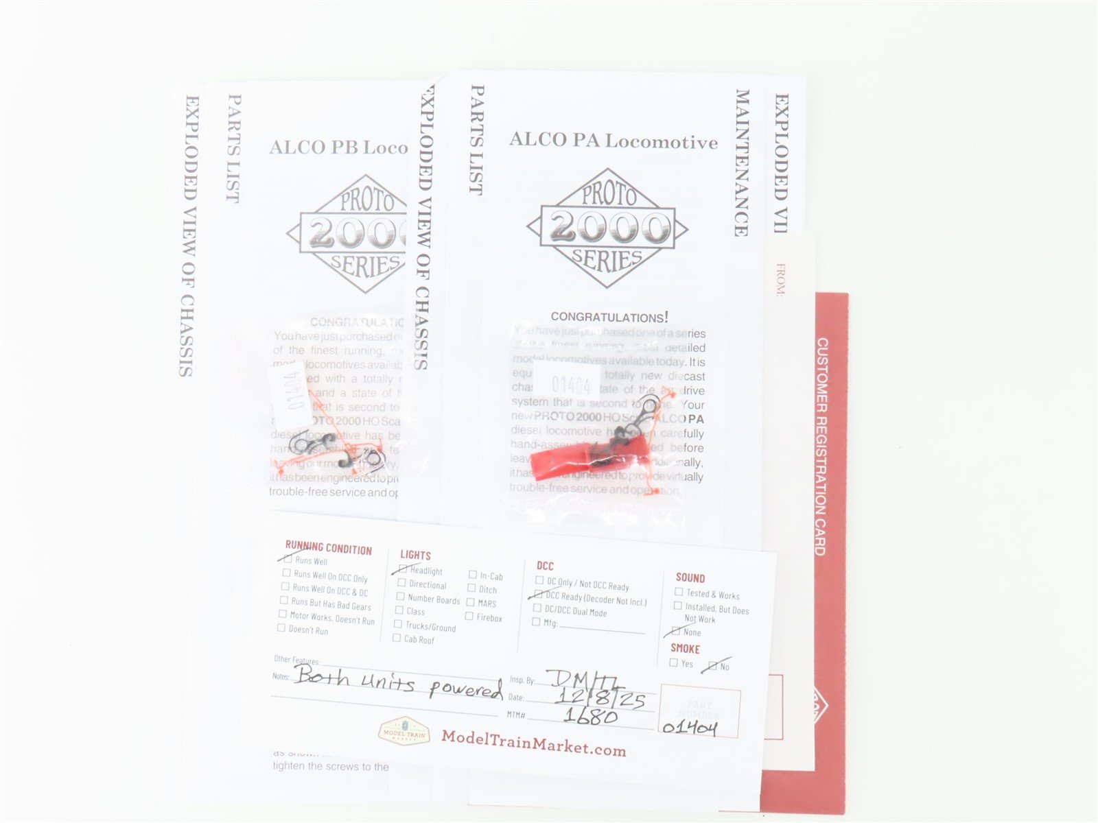 HO Scale Proto 2000 30963 ALCO Demonstrator PA/PB Diesel Set - DCC Ready