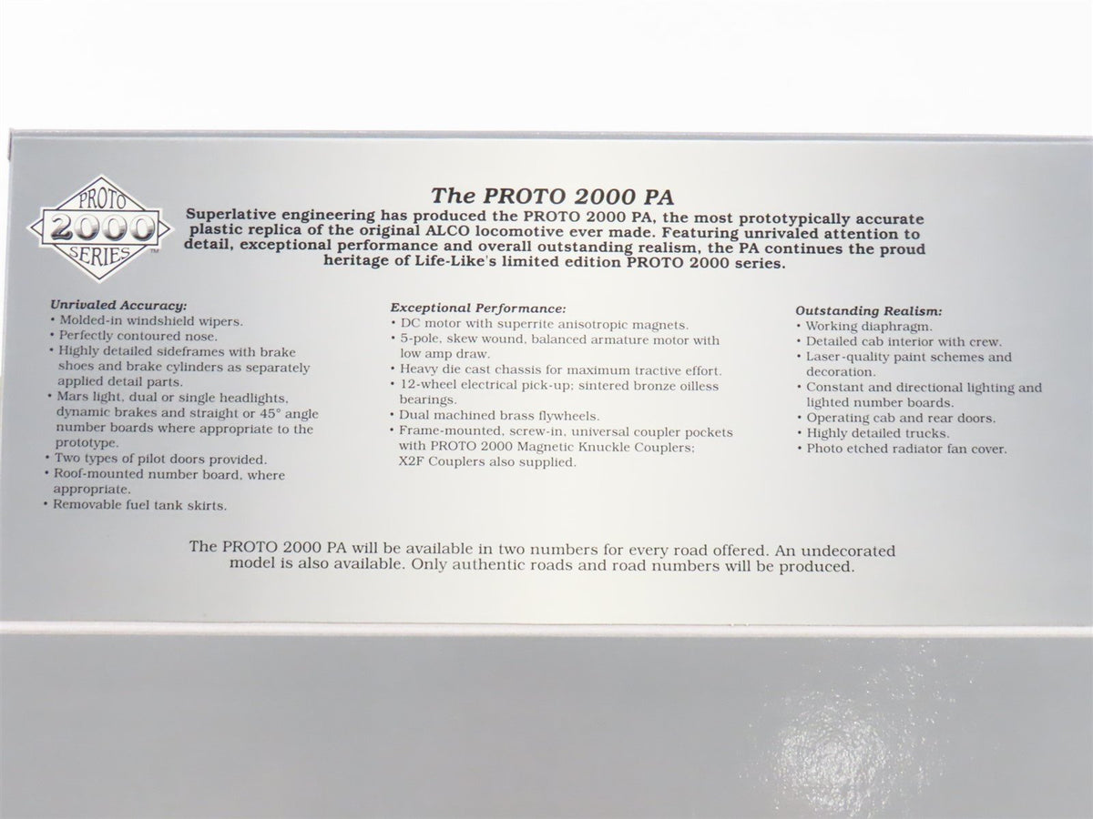 HO Scale Proto 2000 30498 PRR Pennsylvania ALCO PA/PB Diesel Set - DCC Ready