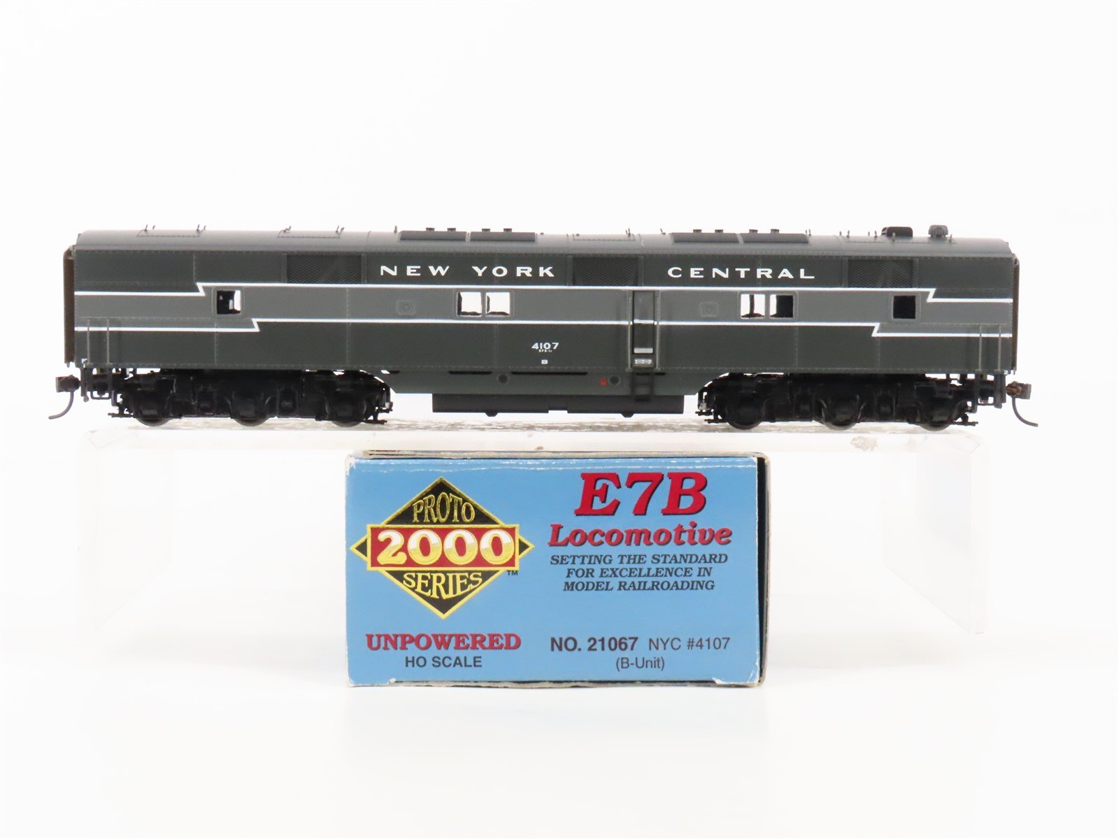 HO Scale Proto 2000 21067 NYC New York Central EMD E7B Diesel #4107 - Unpowered