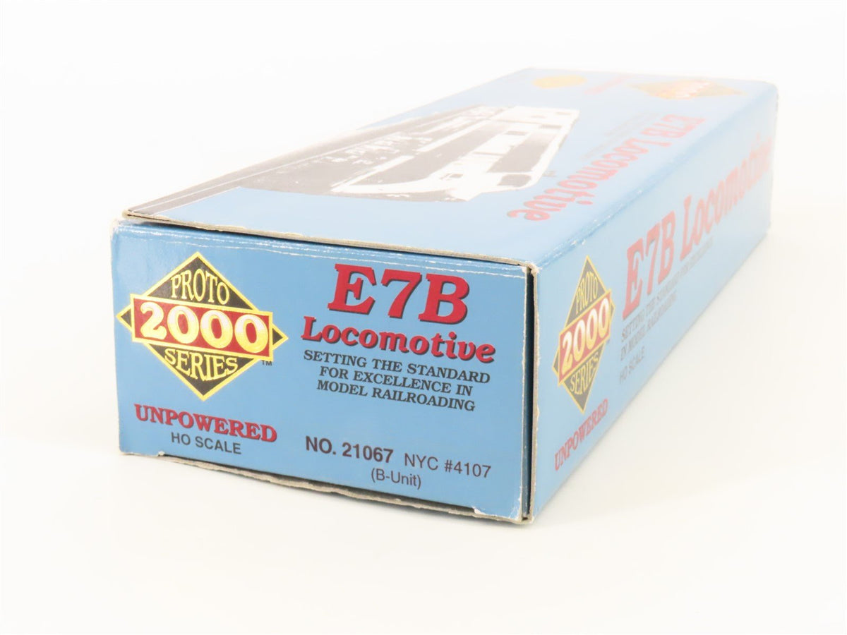 HO Scale Proto 2000 21067 NYC New York Central EMD E7B Diesel #4107 - Unpowered
