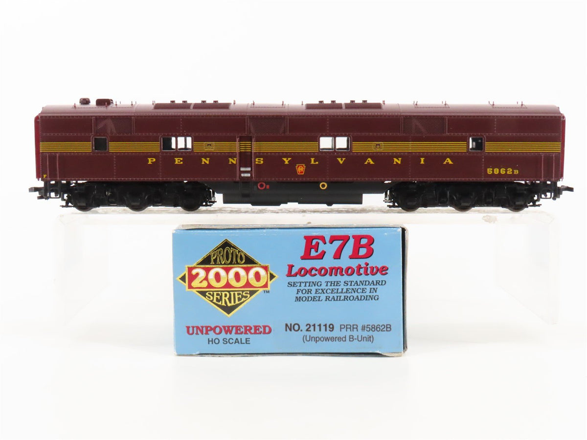HO Scale Proto 2000 21119 PRR Pennsylvania EMD E7B Diesel #5862B - Unpowered