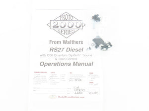 HO Proto 2000 920-31346 PRR Pennsylvania ALCO RS27 Diesel #2410 w/ DCC & Sound