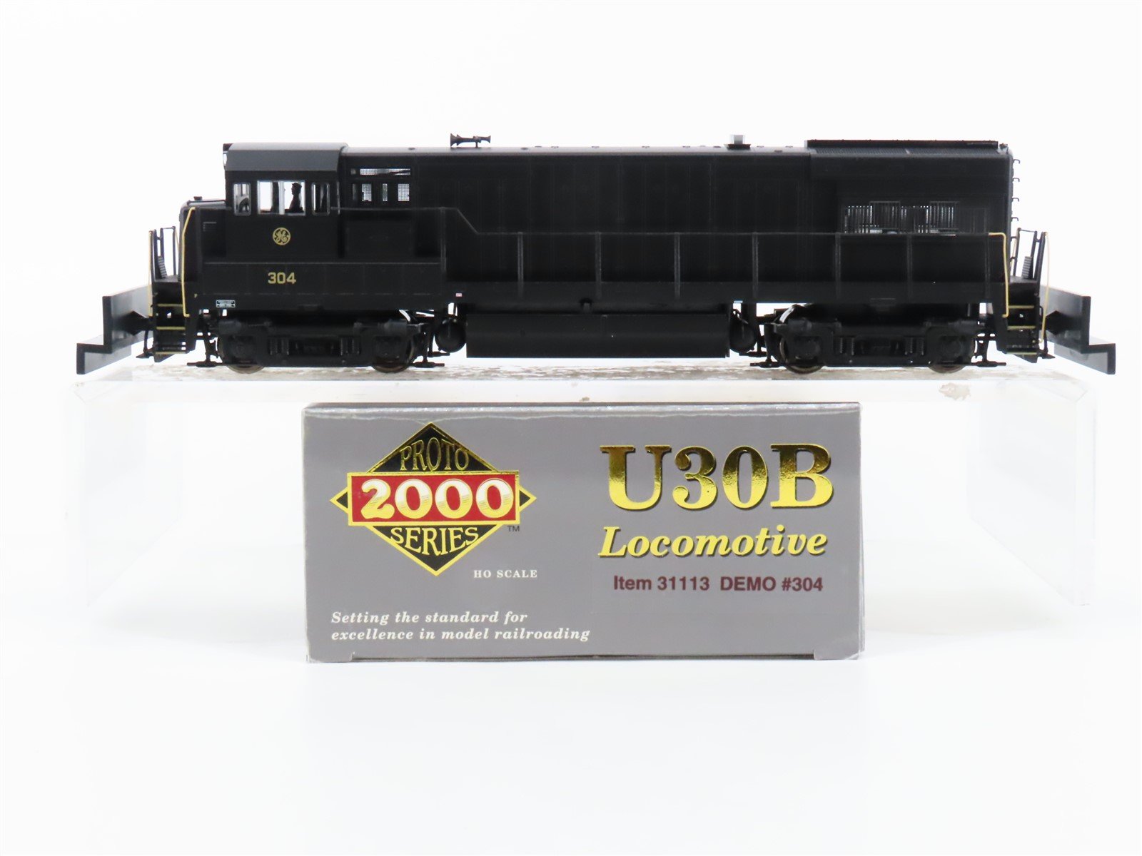 HO Scale Proto 2000 31113 GE Demonstrator U30B Diesel #304 - DCC Ready
