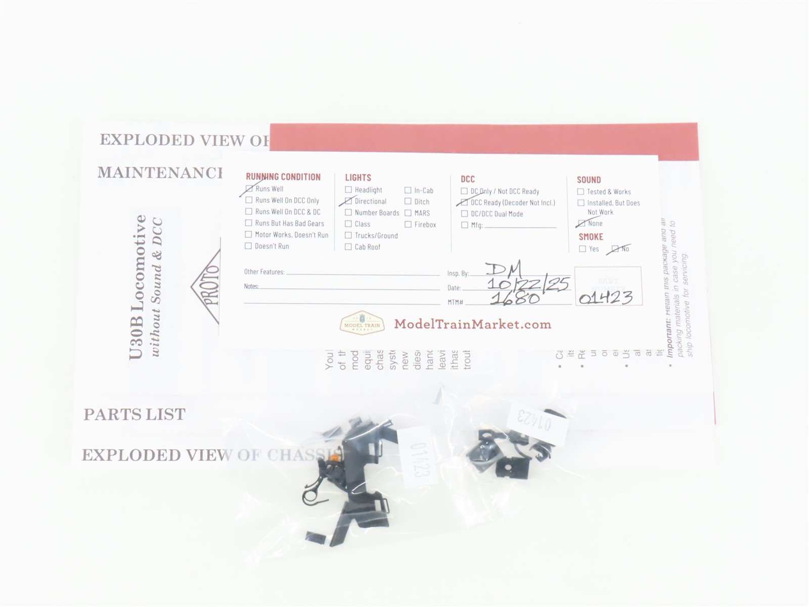 HO Scale Proto 2000 31113 GE Demonstrator U30B Diesel #304 - DCC Ready