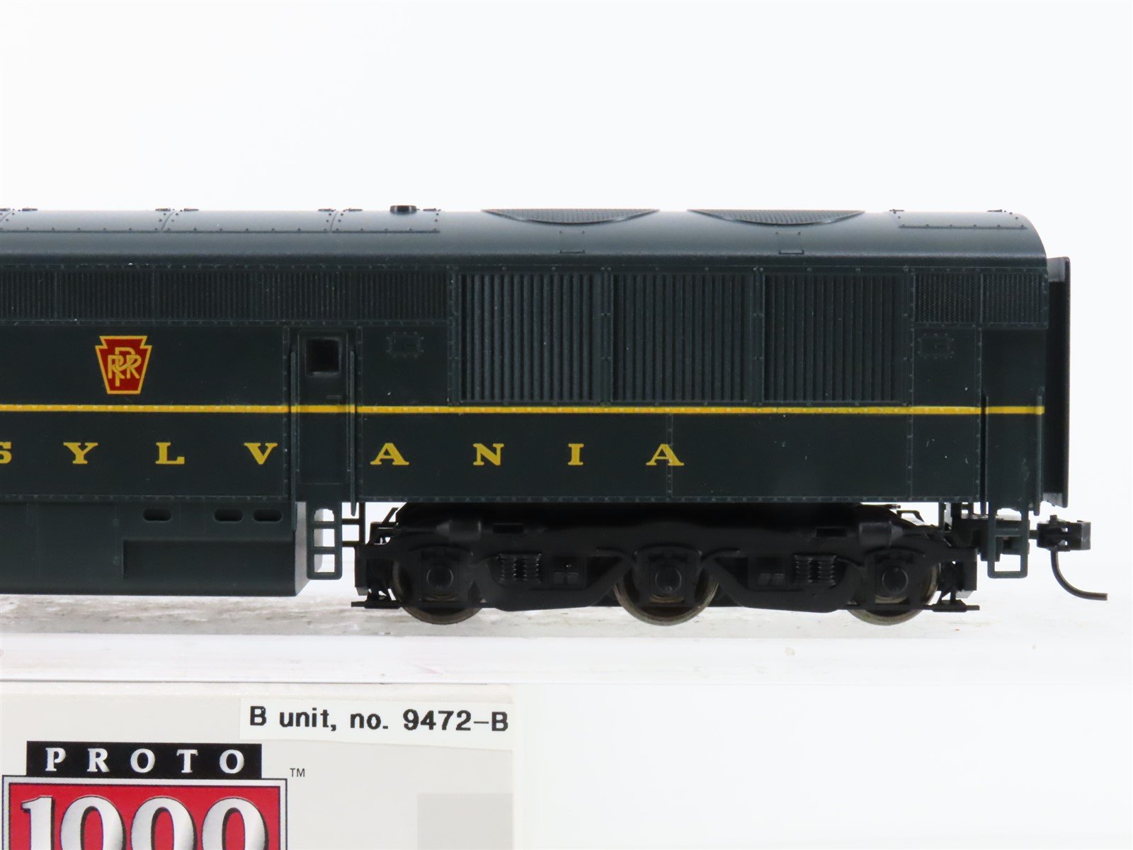 HO Scale Proto 1000 PRR Pennsylvania Erie-Built B-Unit Diesel Locomotive #9472B