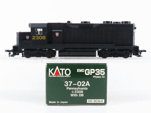 HO Scale KATO 37-02A PRR Pennsylvania EMD GP35 Ph. 1a Diesel Locomotive #2308