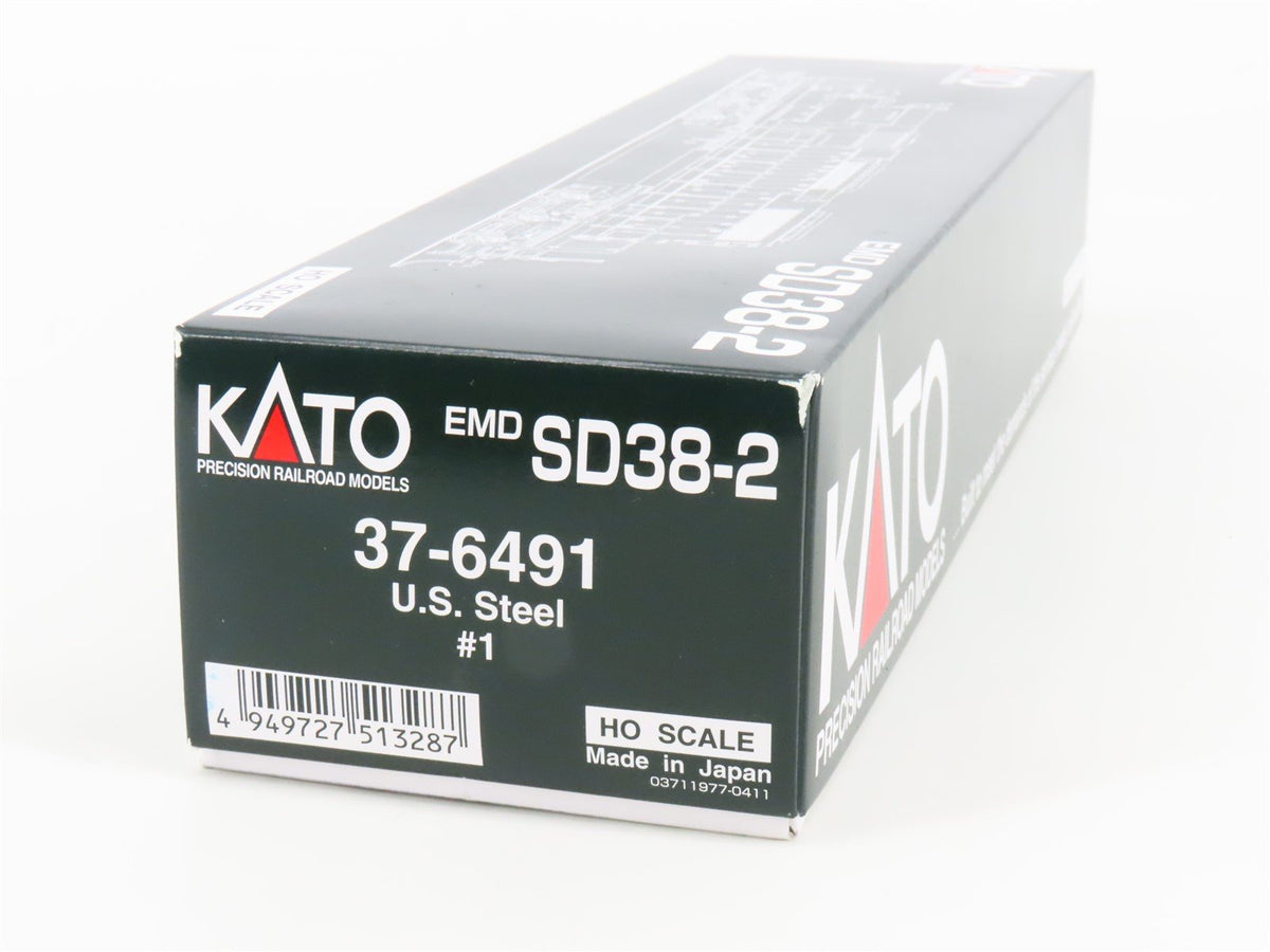 HO KATO 37-6491 USS US Steel Cumberland Mine EMD SD38-2 Diesel #1 - DCC Ready