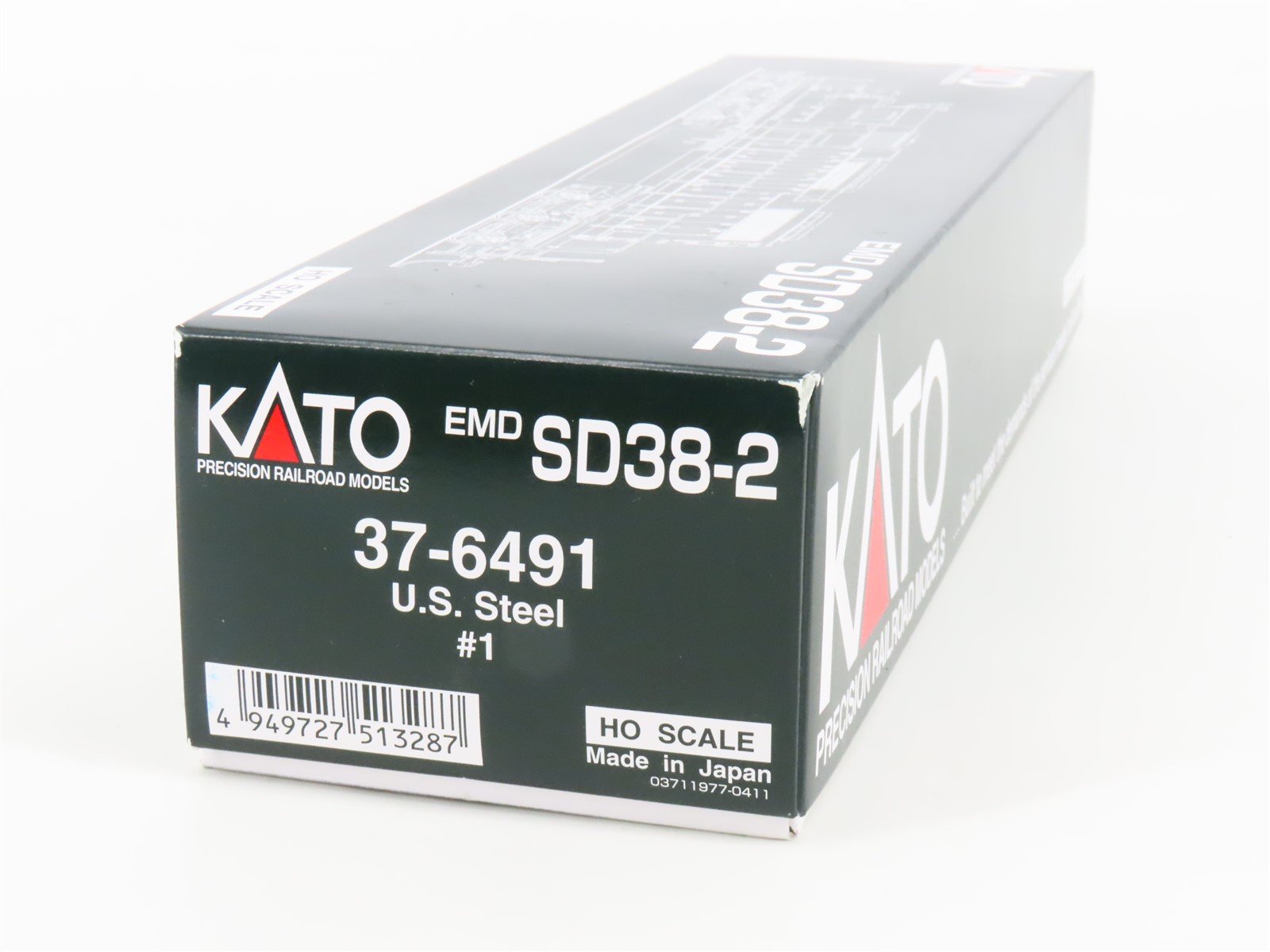 HO KATO 37-6491 USS US Steel Cumberland Mine EMD SD38-2 Diesel #1 - DCC Ready