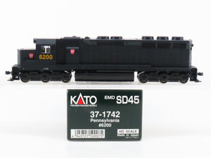 HO Scale KATO 37-1742 PRR Pennsylvania EMD SD45 Diesel #6200 - DCC Ready